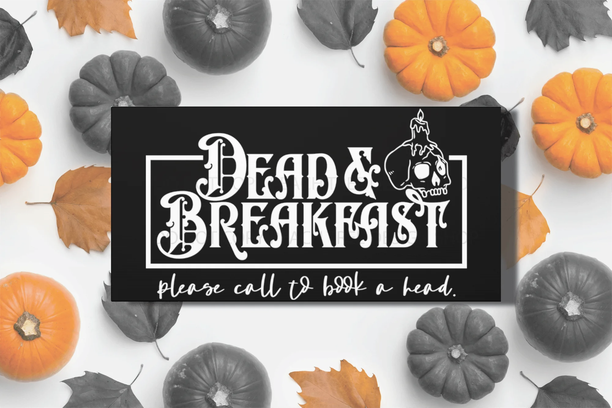 Dead & Breakfast Haunted Inn Canvas Print