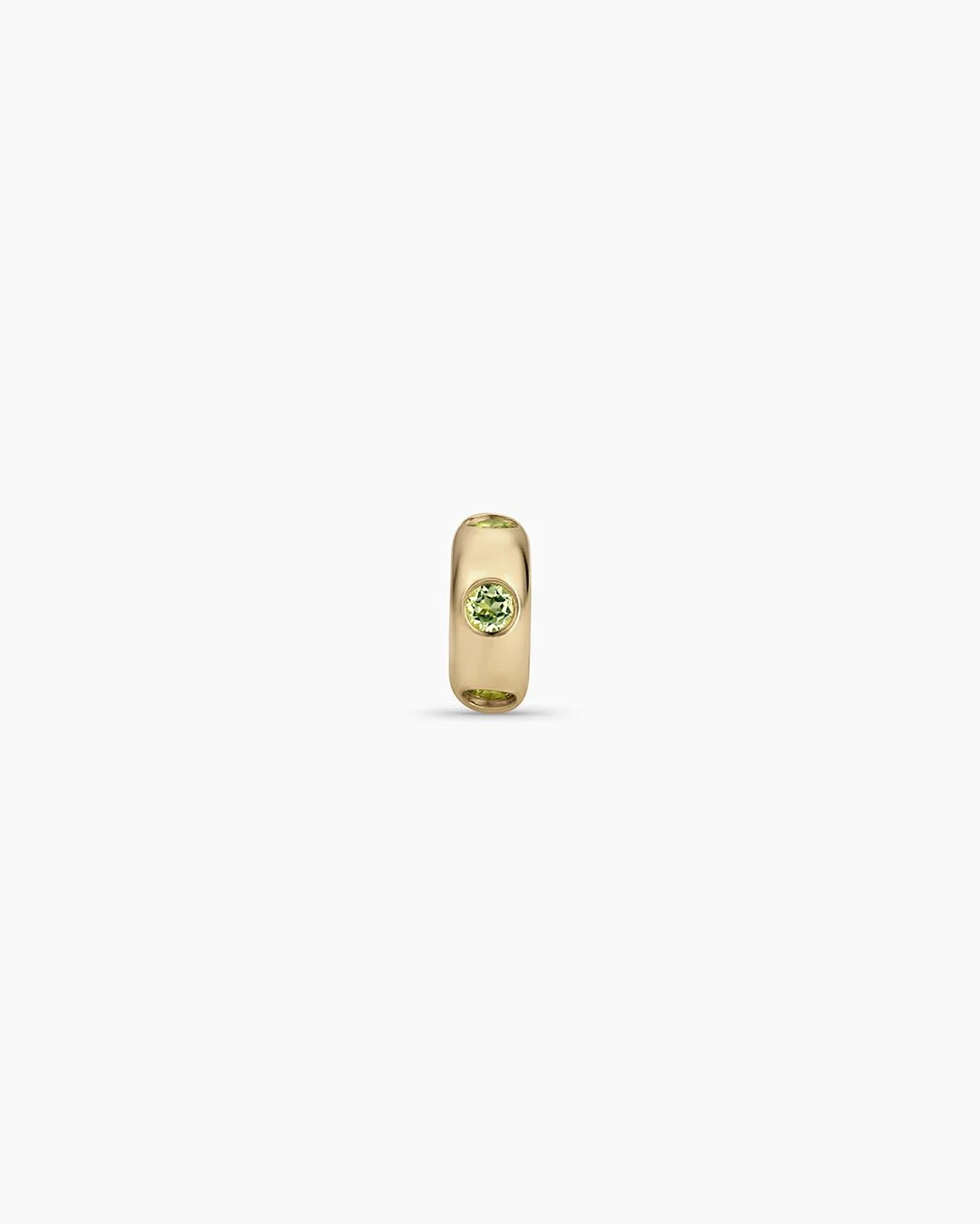14K Gold Birthstone Halo Charm