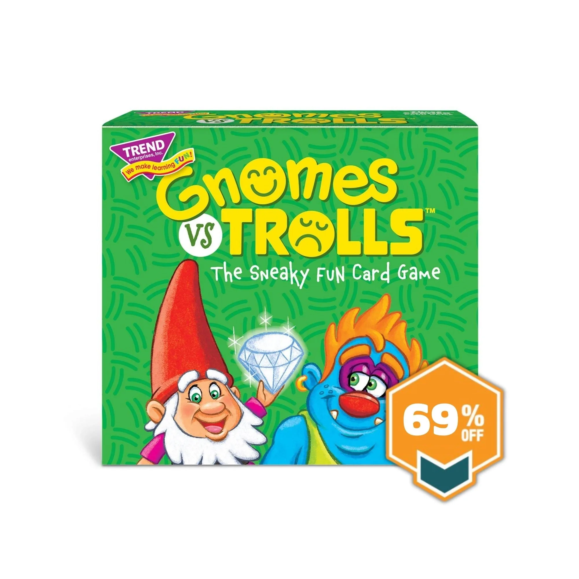 GNOMES vs TROLLS Jogo de Cartas de Três Cantos