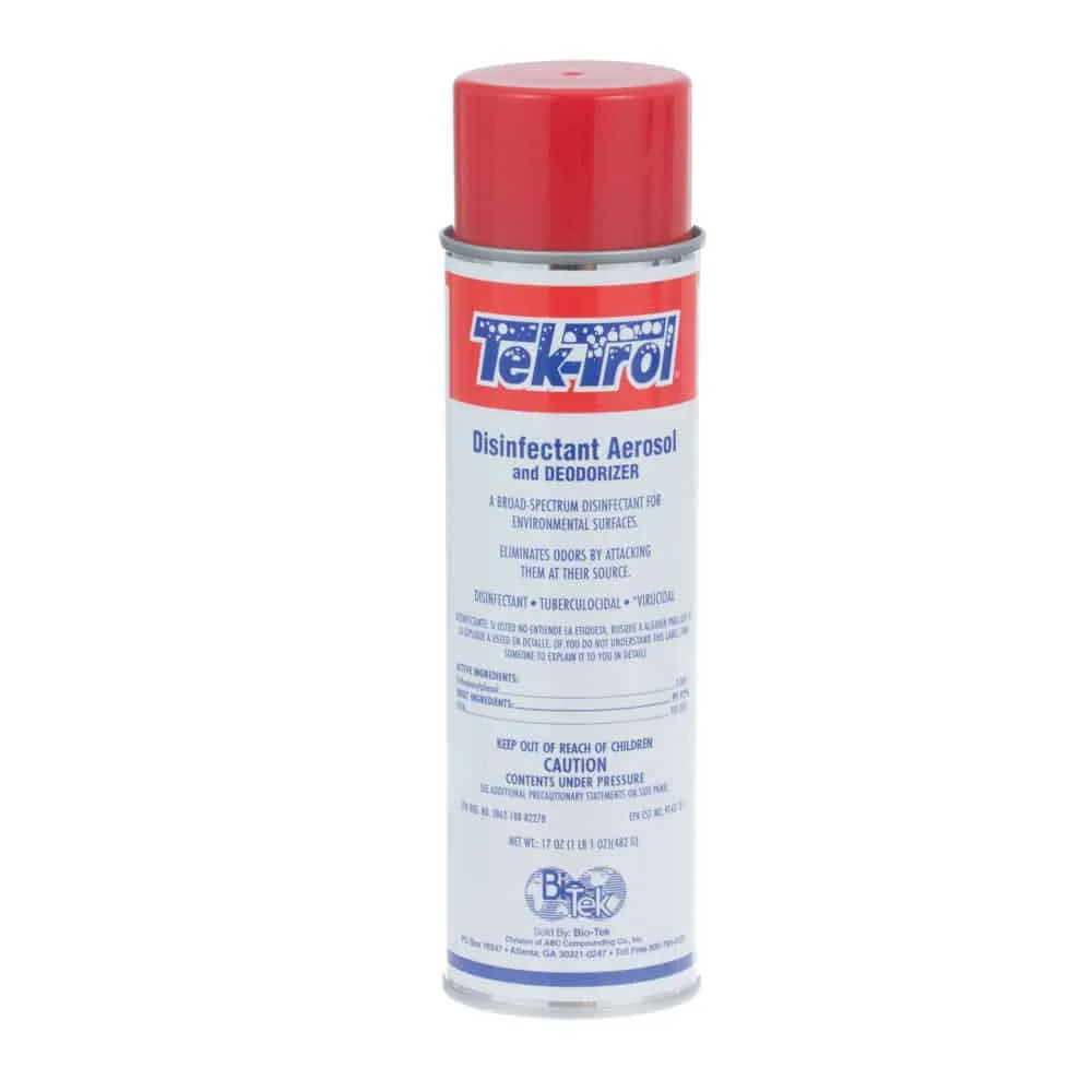 Tek-Trol desinfecterende spray en luchtverfrisser 17 oz
