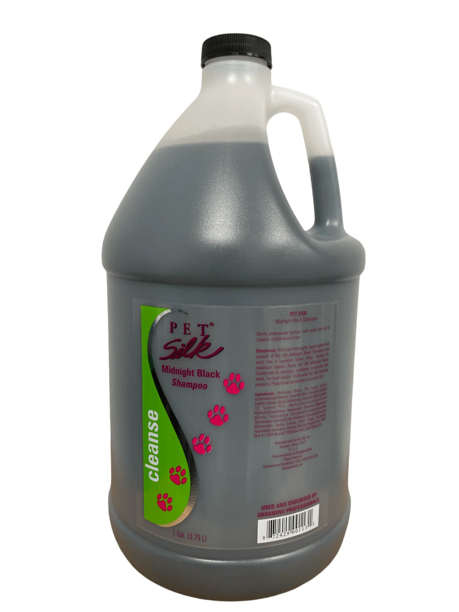 Pet Silk Midnight Black Shampoo - Gallone