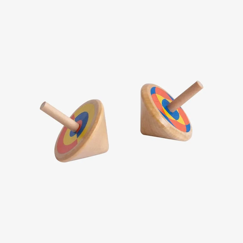 WOODEN TOY - LOOSE CHANGE SPINNING TOP