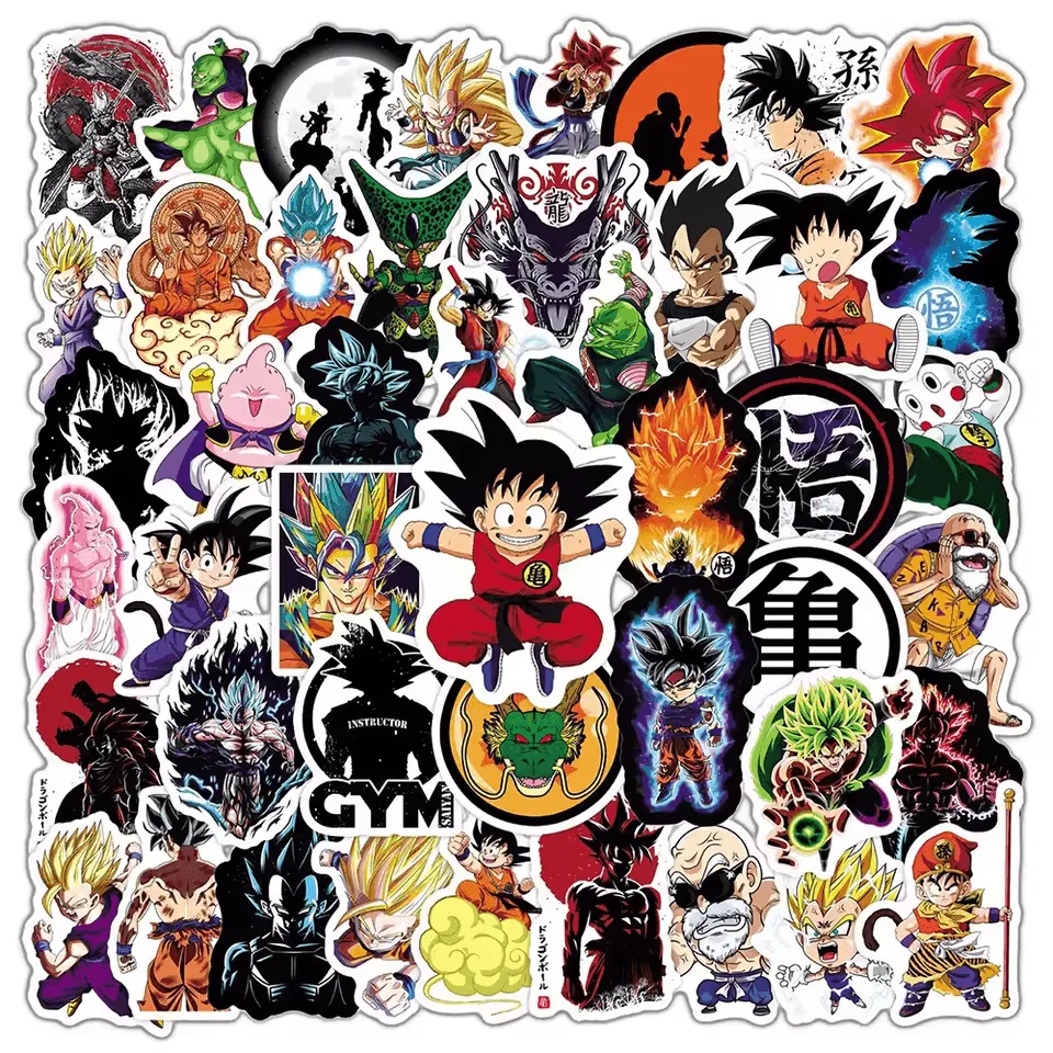 Dragon Ball 50pcs Waterproof Stickers