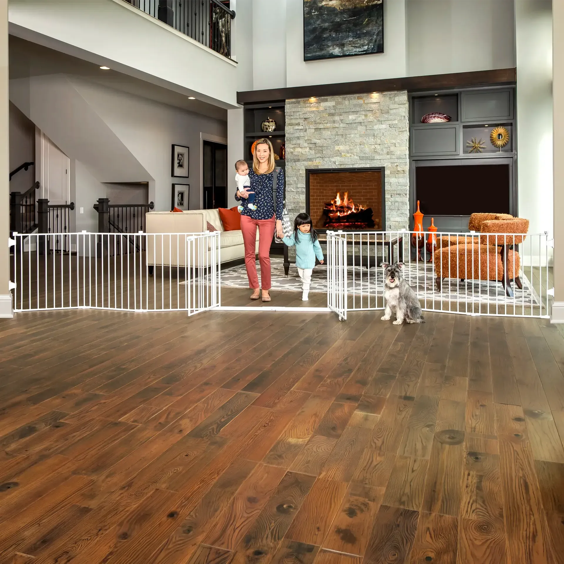 Double Door Super Wide™ Baby Gate and Play Yard