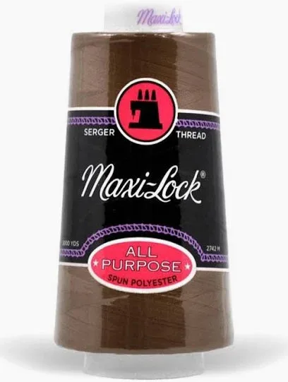 Maxi-Lock Overlockgarn 50wt 3000 yds – Brown
