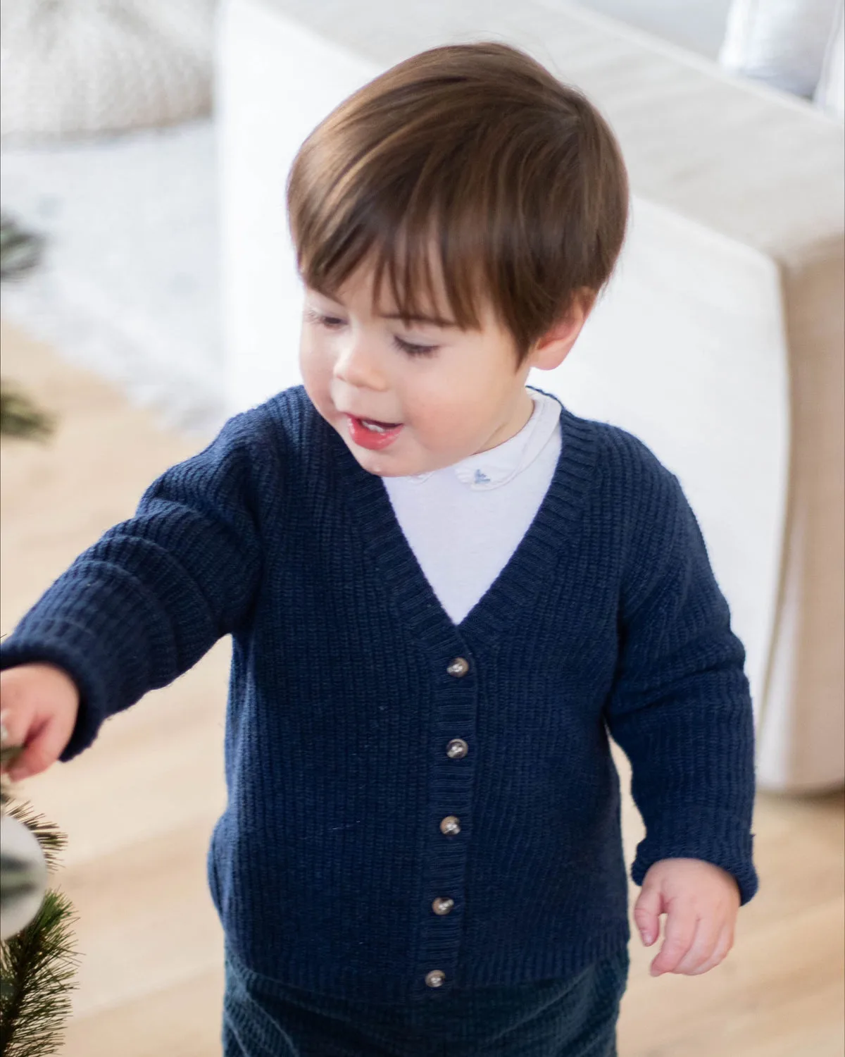 Wool & Cashmere Baby Cardigan Care Guide