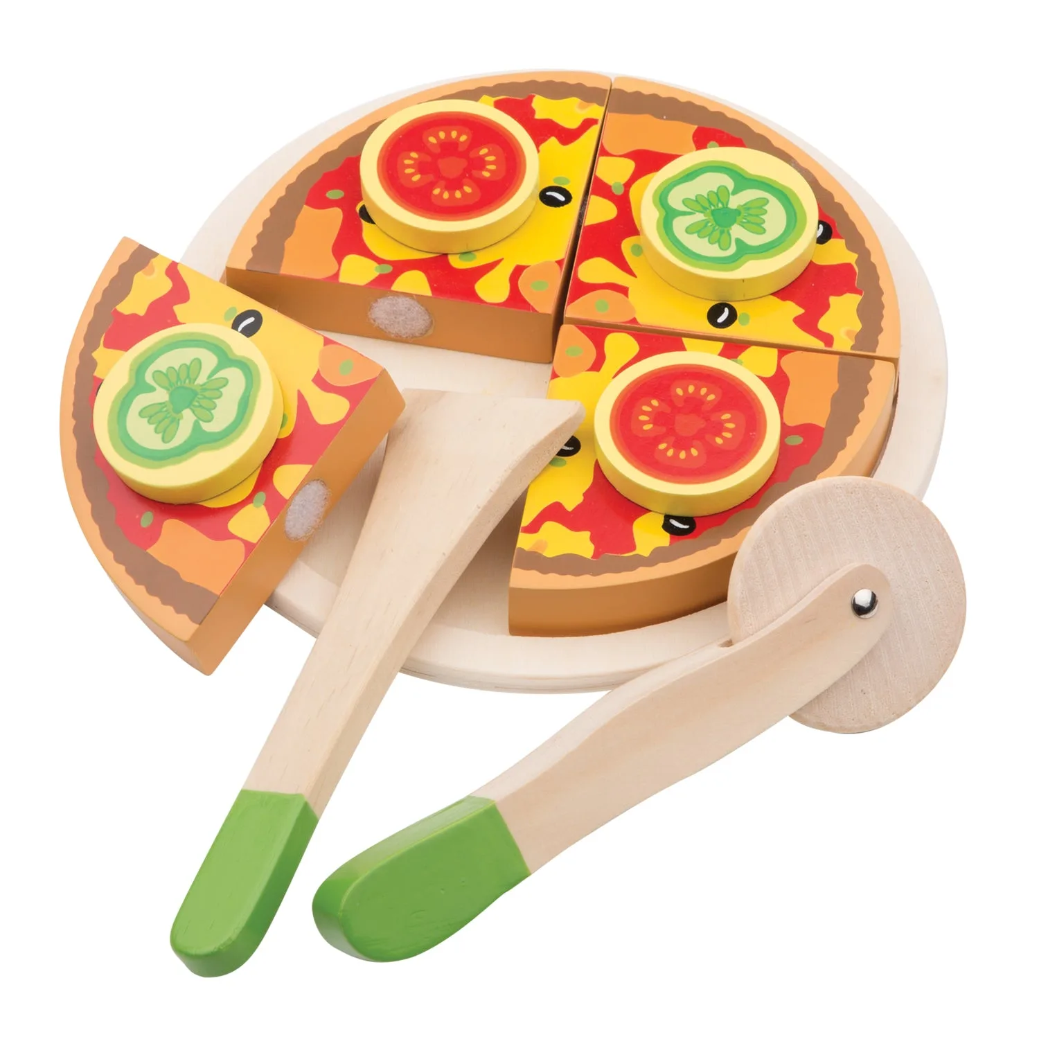 Set de corte de verduras y pizza: qué incluye la caja