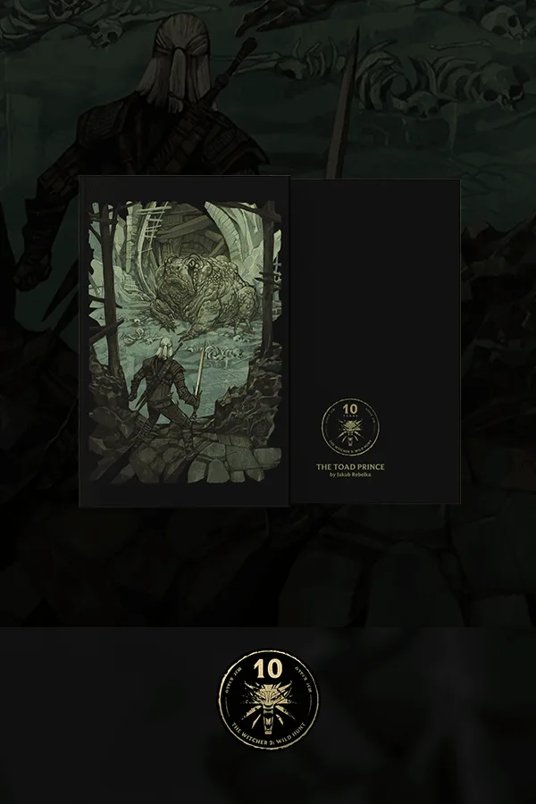THE WITCHER 3: WILD HUNT 10TH ANNIVERSARY THE TOAD PRINCE NOTEBOOK