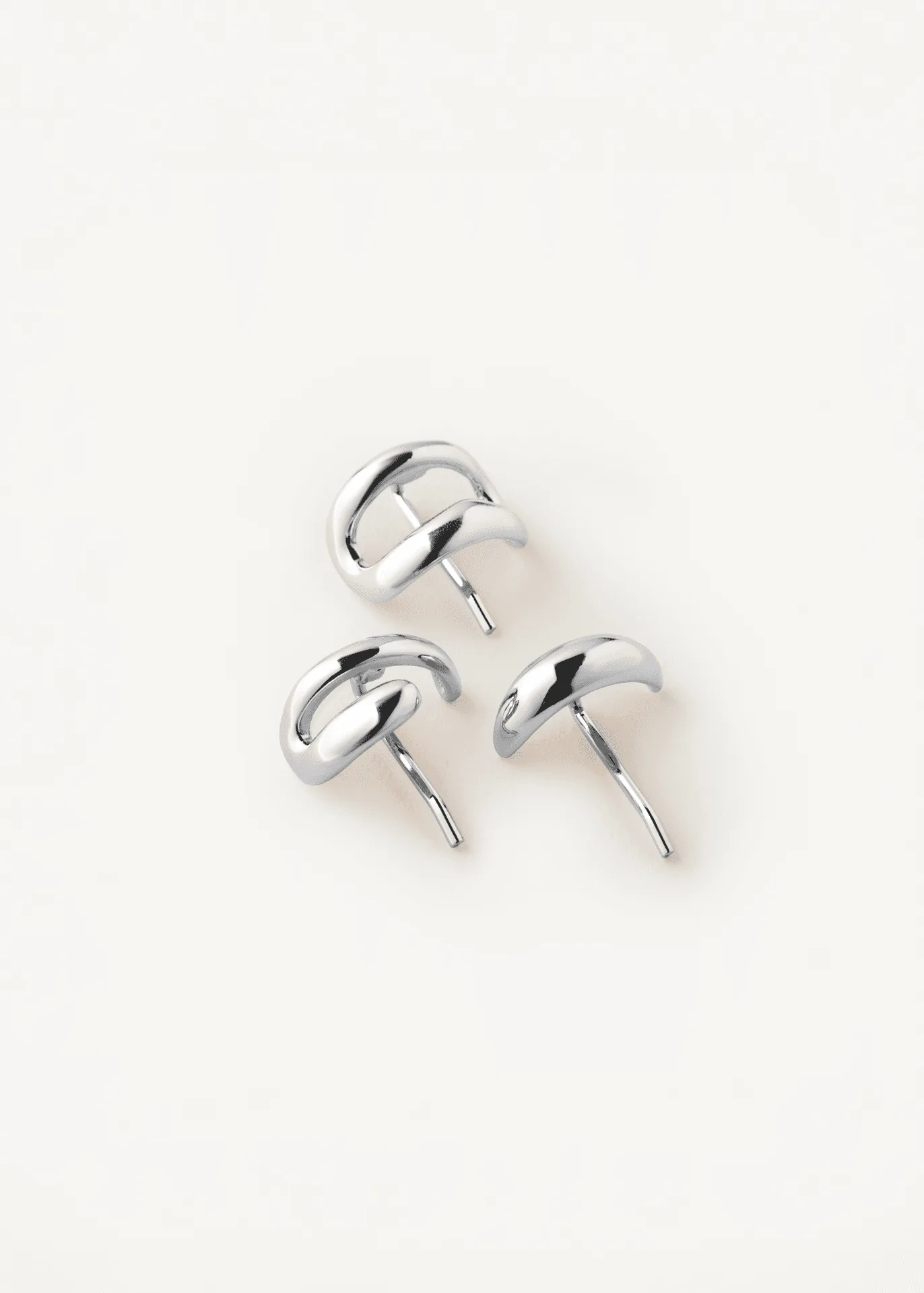 Hair Cuffs in Silver