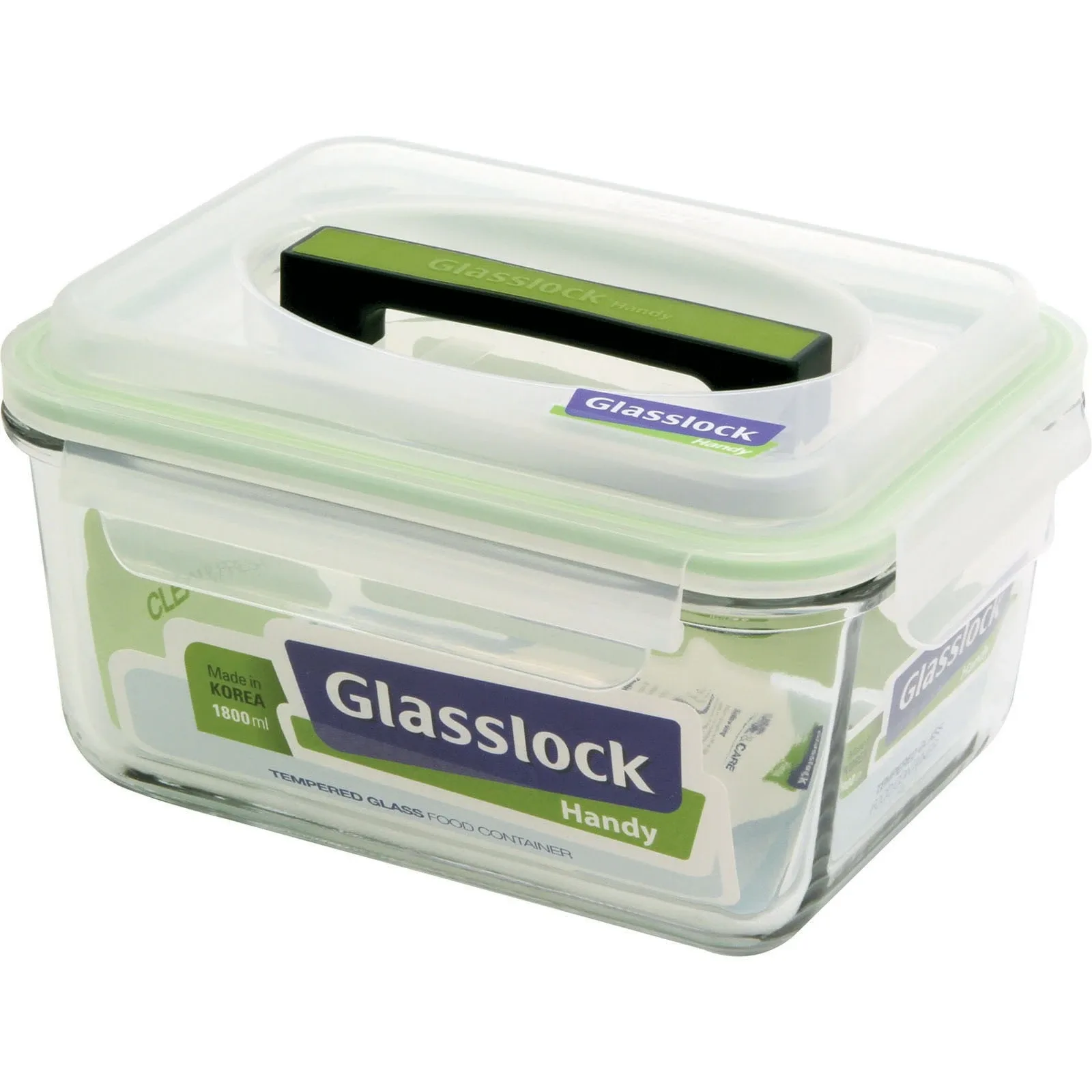 MHRB-180 Glasslock Poręczny prostokątny pojemnik 7,5 szklanki