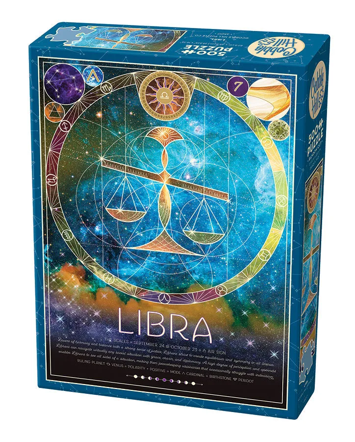 Puzzle de 500 piezas de Libra: guía de construcción zodiacal