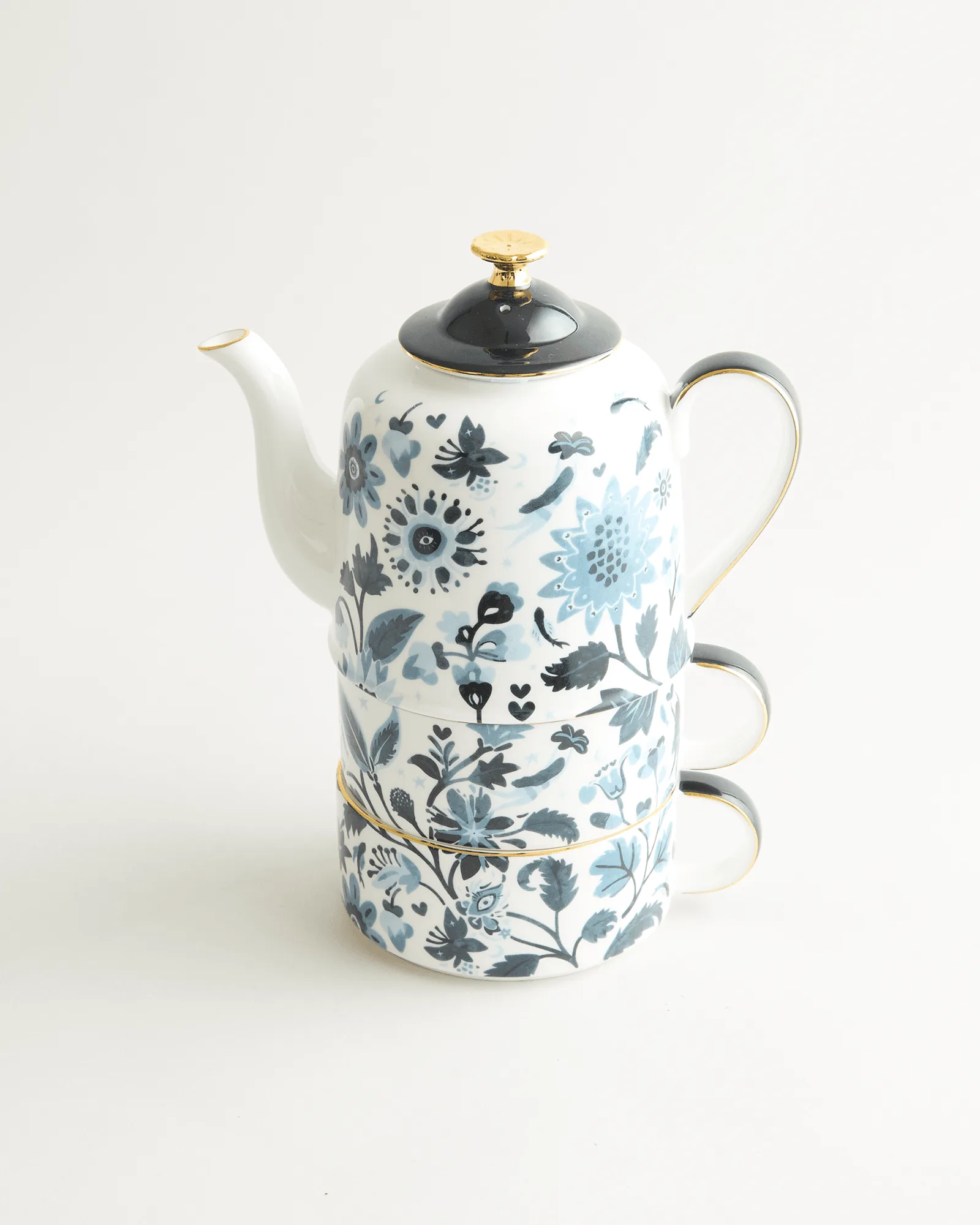 Stardust Bloom Blue Tea For Two