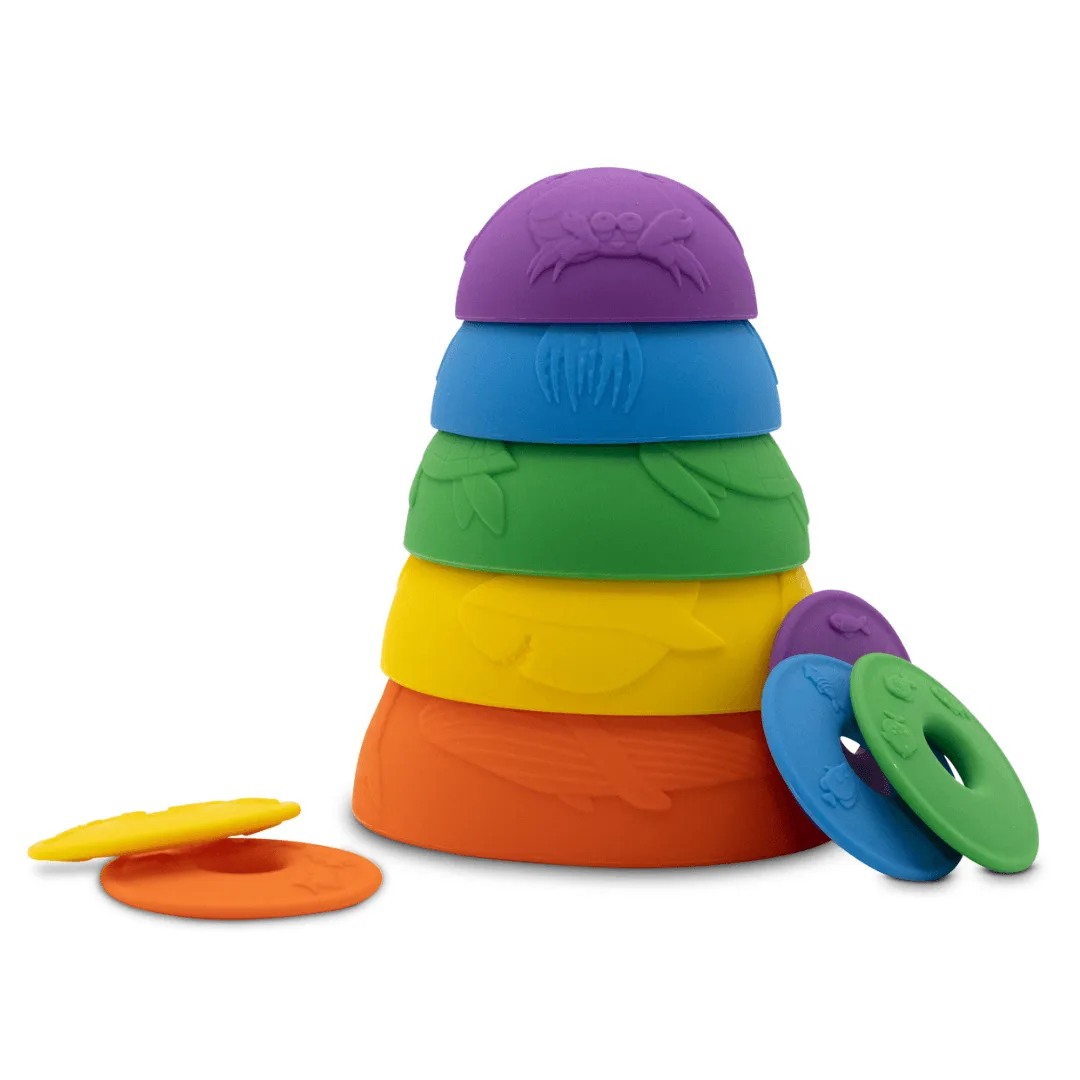 Ocean Stacking Cups: Developmental Benefits Beyond Stacking