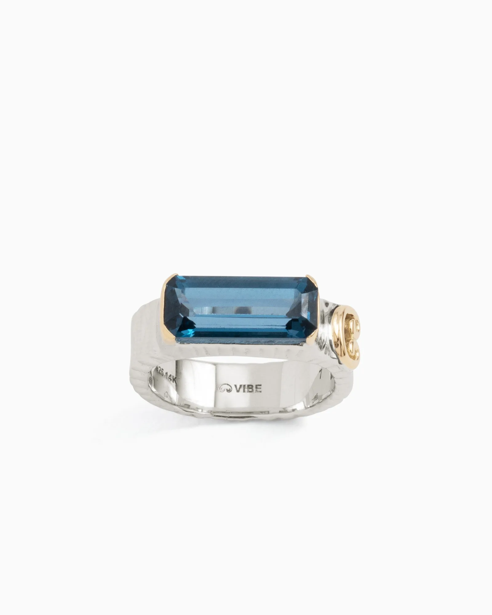 Water Texture Elongated Stone Ring: Styling and Care