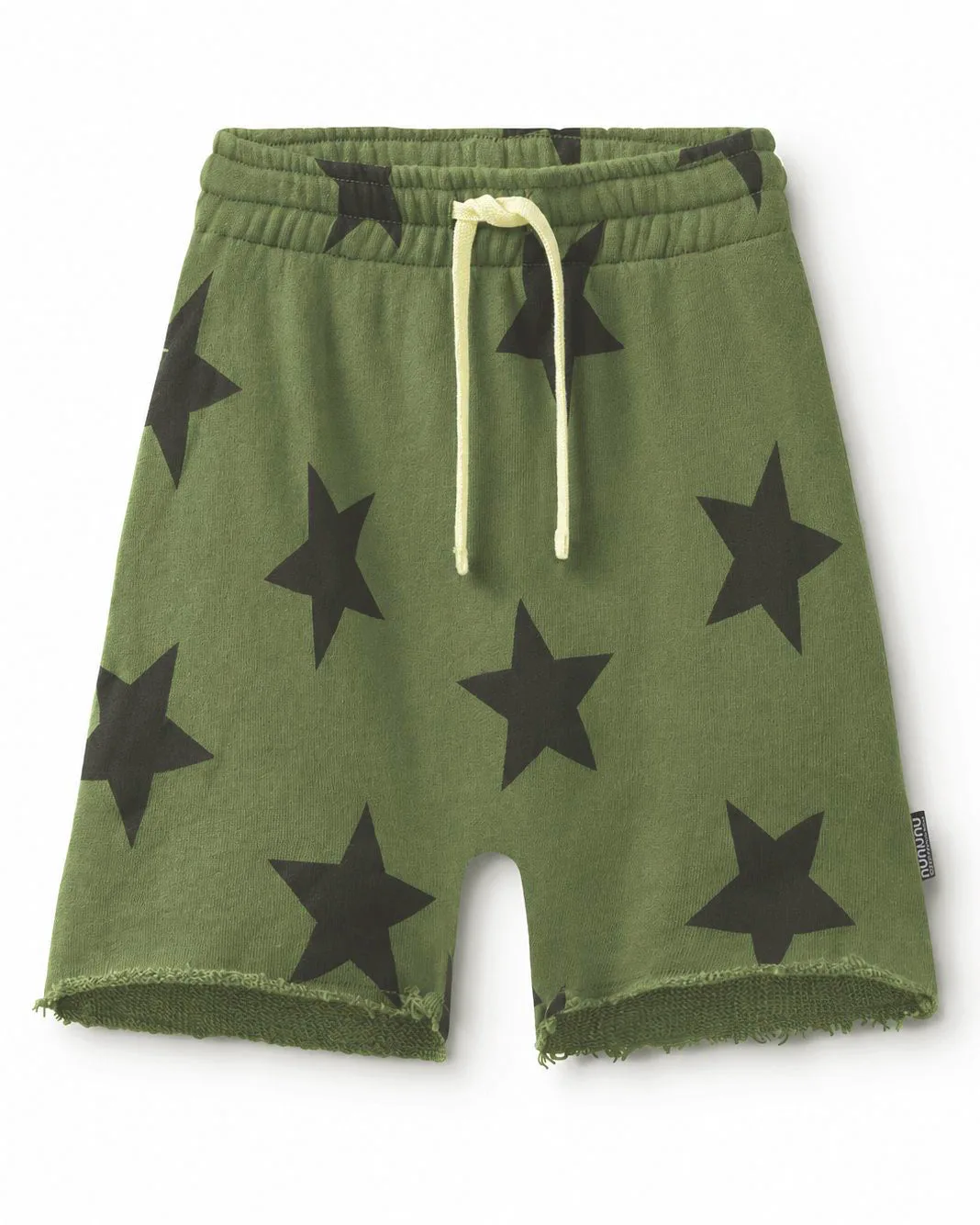 star rounded sweatshorts