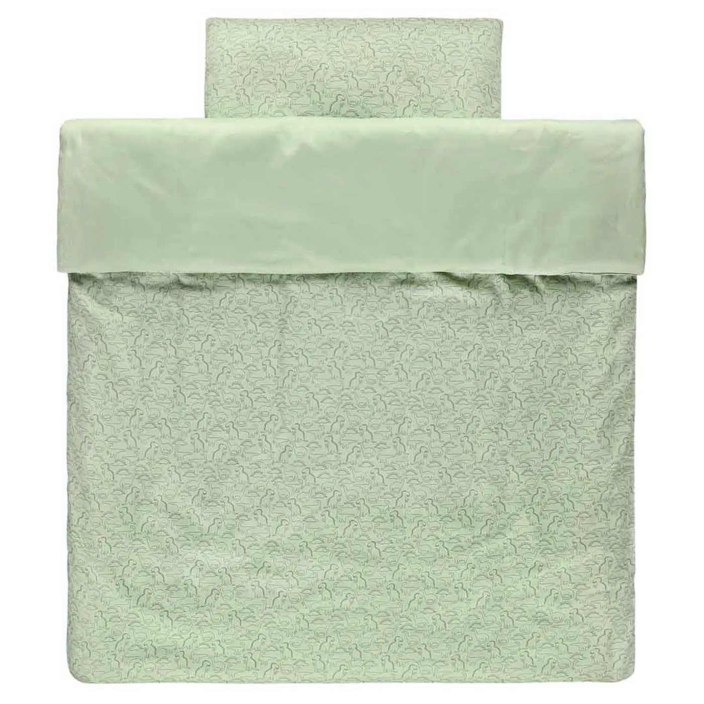 Cot duvet cover - Daring Dino