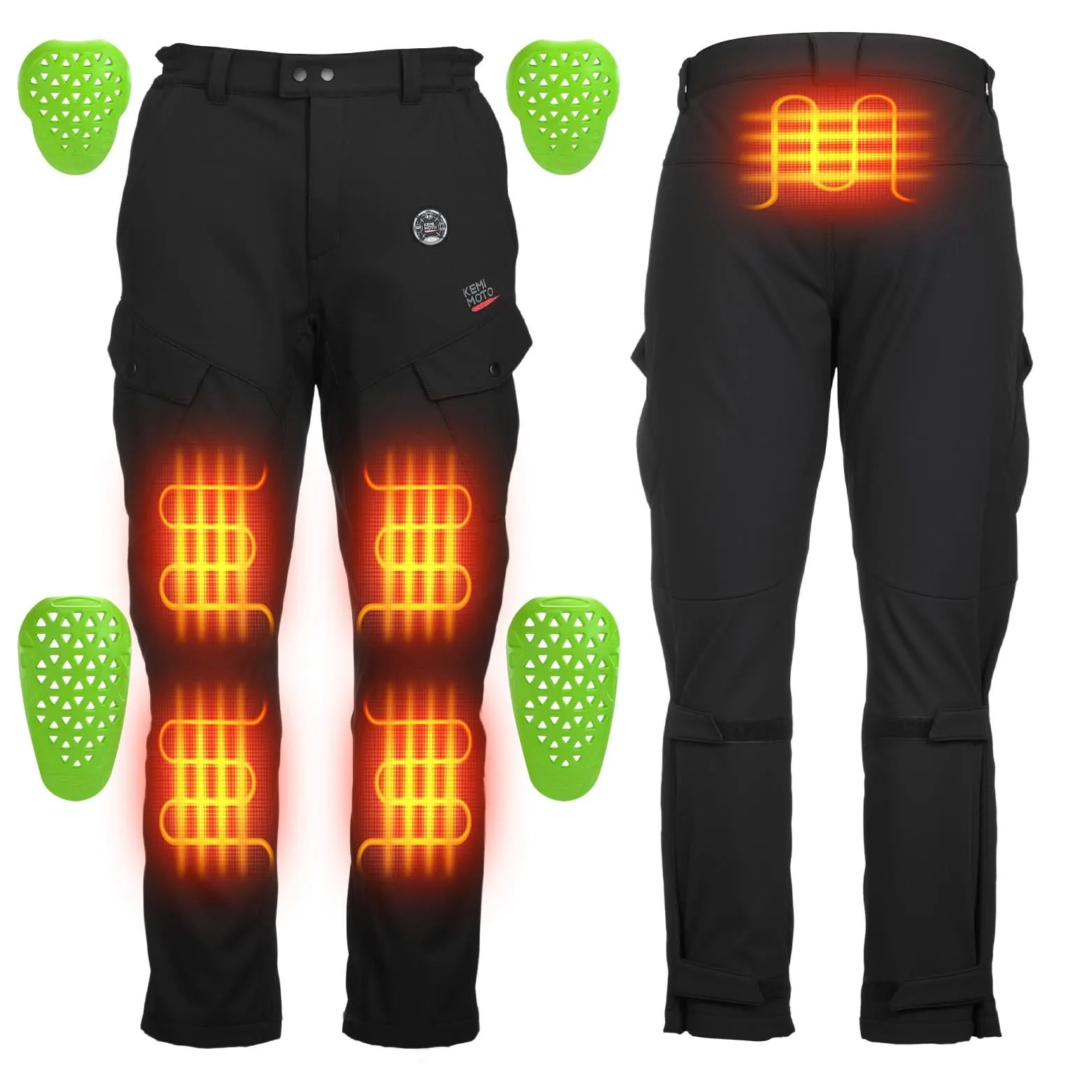 Como usar calças aquecidas de moto em camadas para aquecimento