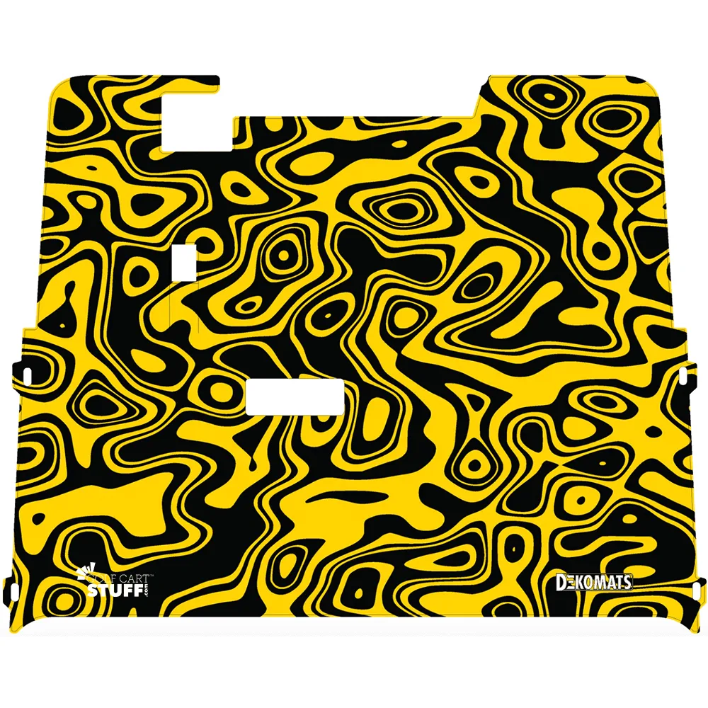 Custom Golf Cart Floor Mats - Topo | Dekomats™