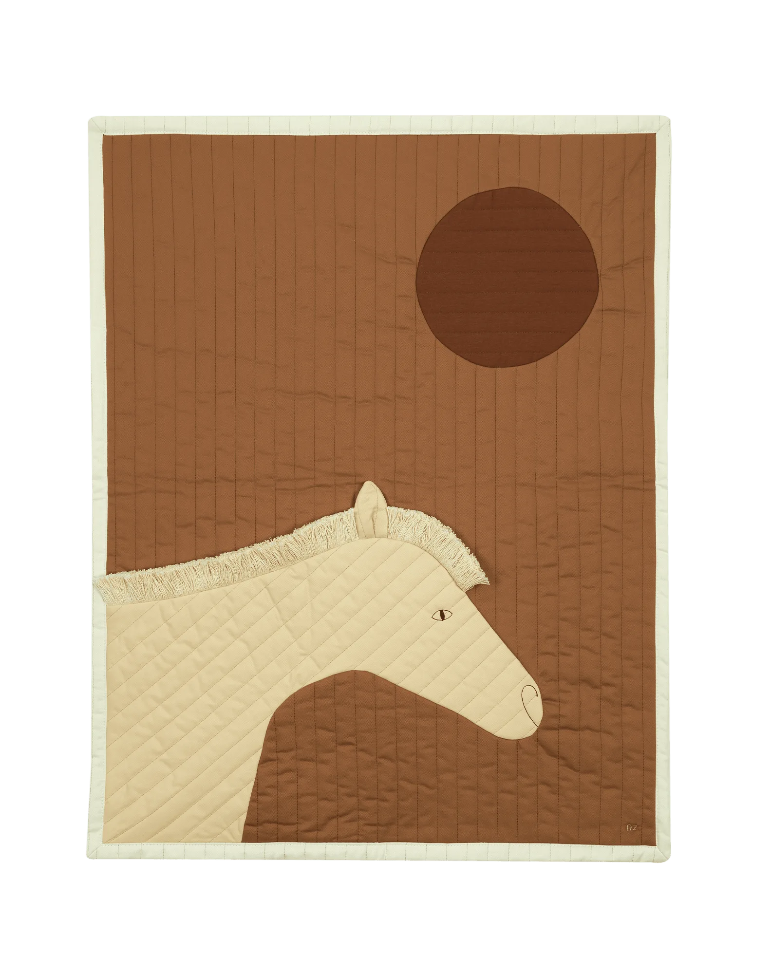 Couverture matelassée cheval