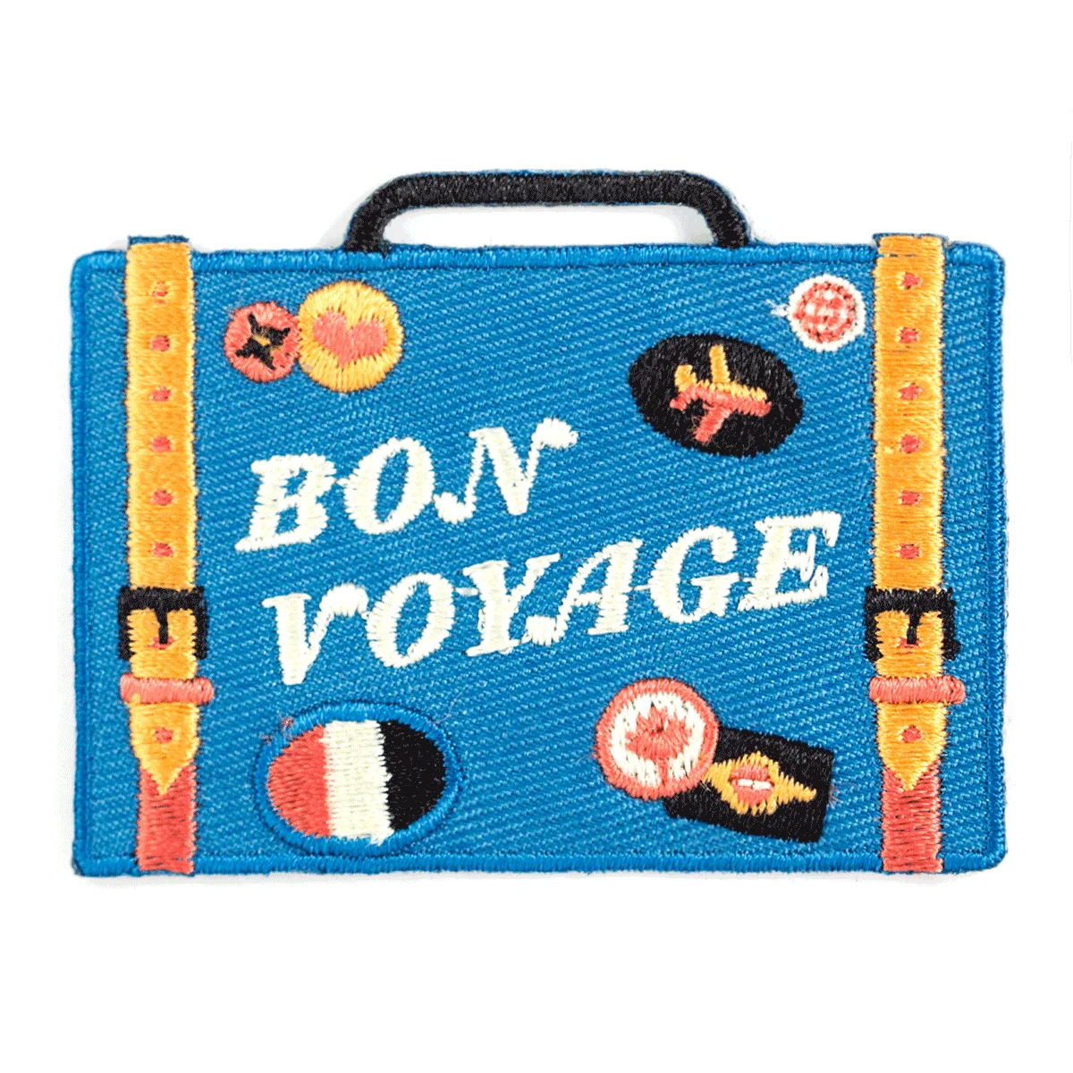 ¿Qué significa un parche de Bon Voyage para los viajeros?