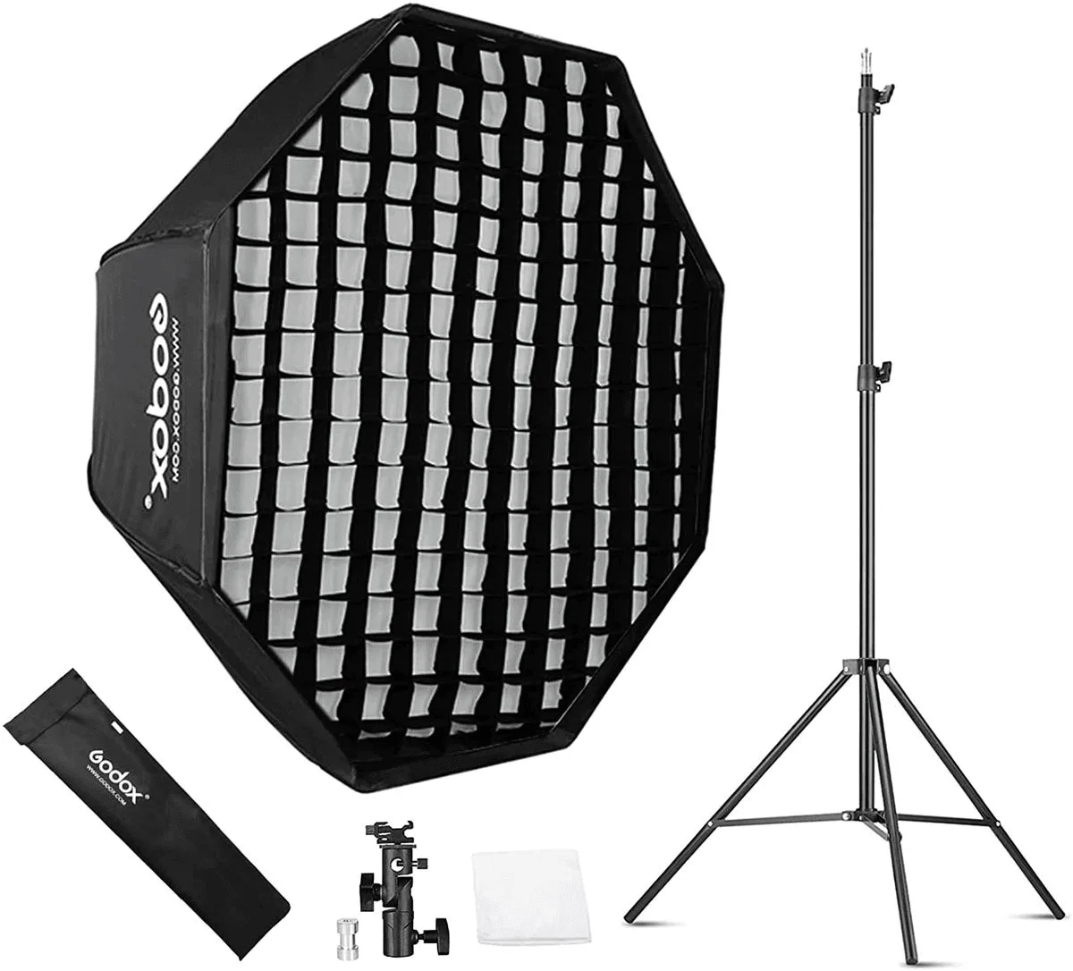 Godox 80cm 옥타곤 소프트박스 세트 사용법