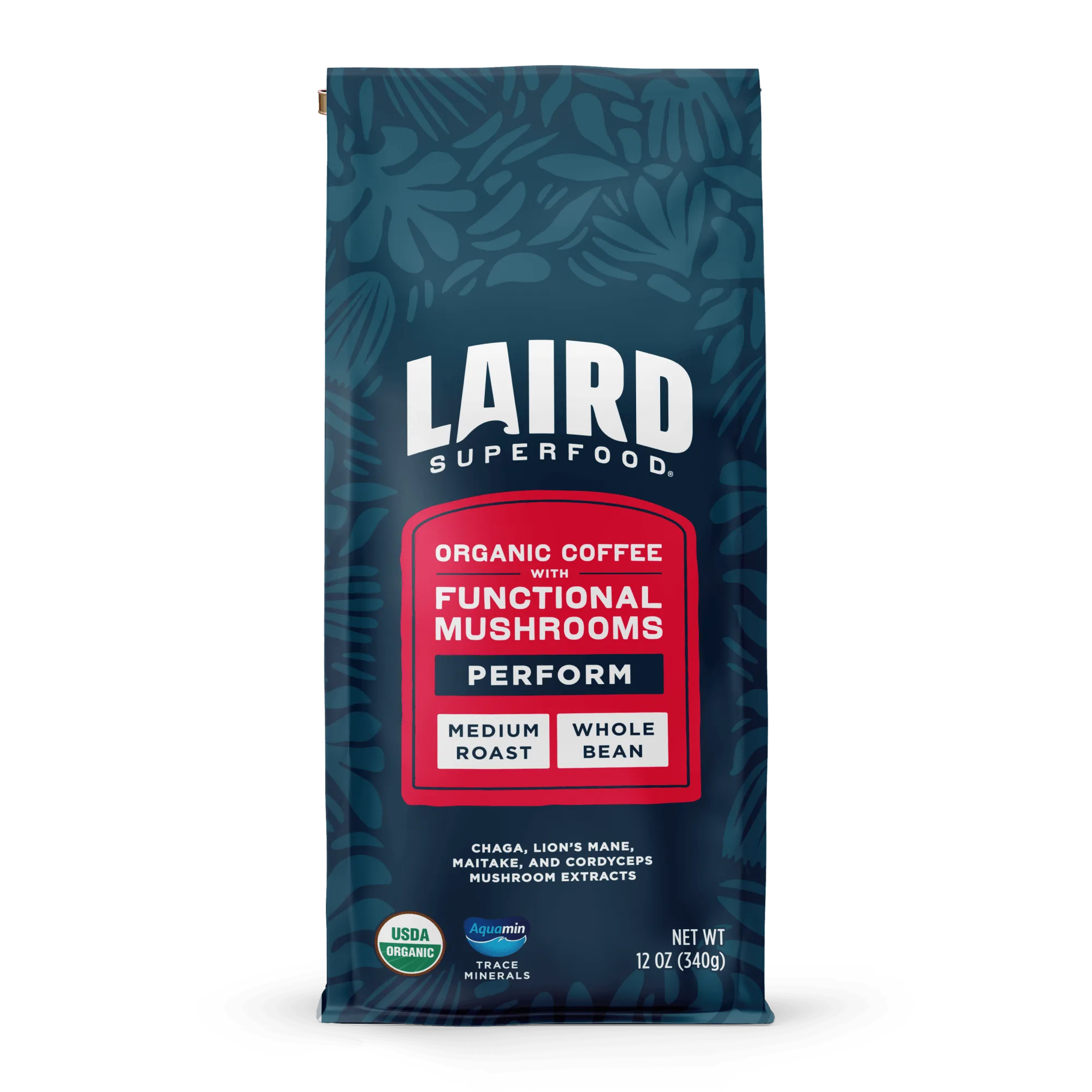 Organic Perform Functional Mushroom Whole Bean Medium Roast Coffee