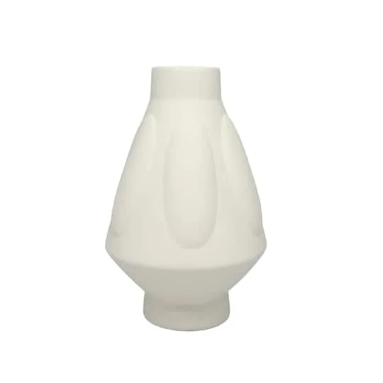 Dipinti su vaso in ceramica fai da te: rifinisci un vaso ovale in rilievo