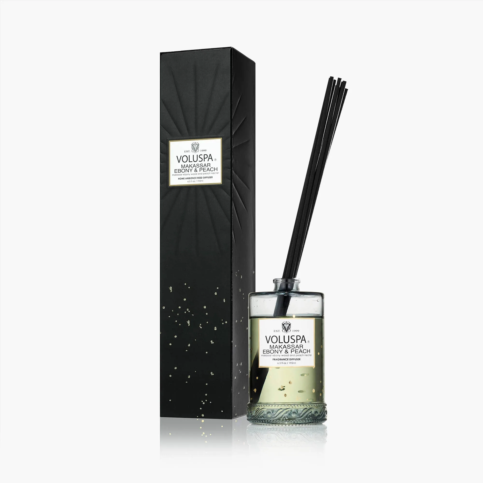 Makassar Ebony & Peach: Svíčka vs Difuzér s tyčinkami