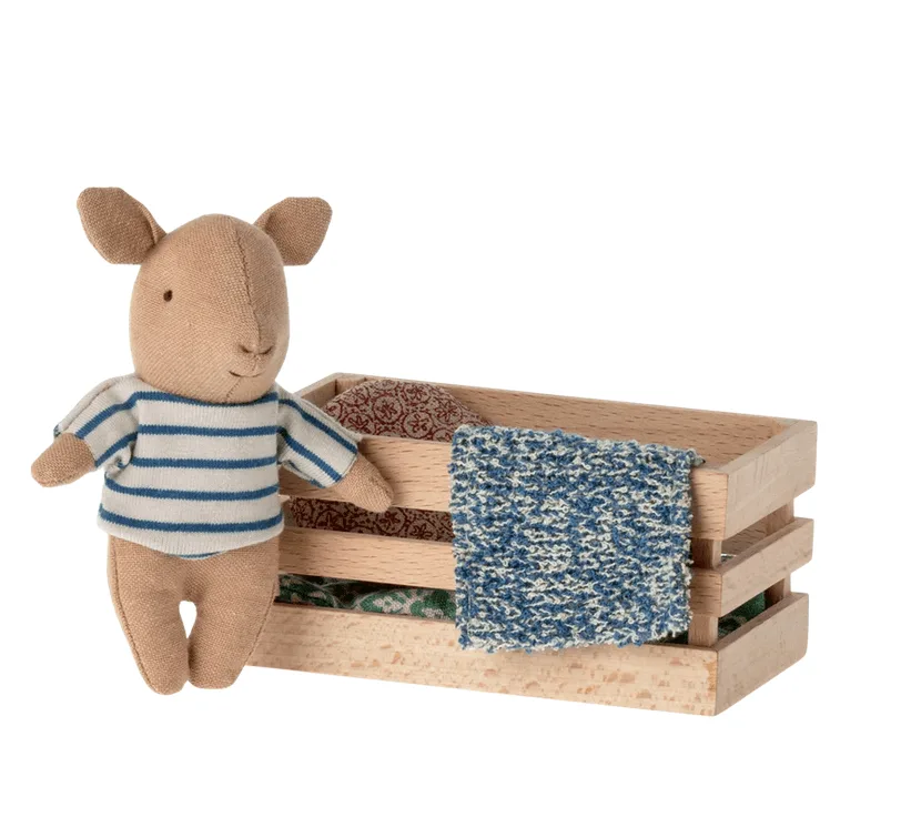 Maileg Pig, Baby in box - Boy