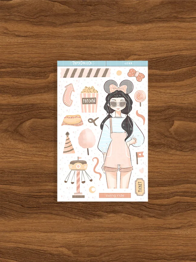 Viaje en columpio | My Fair Ladies | Pegatinas de colecciones | C249