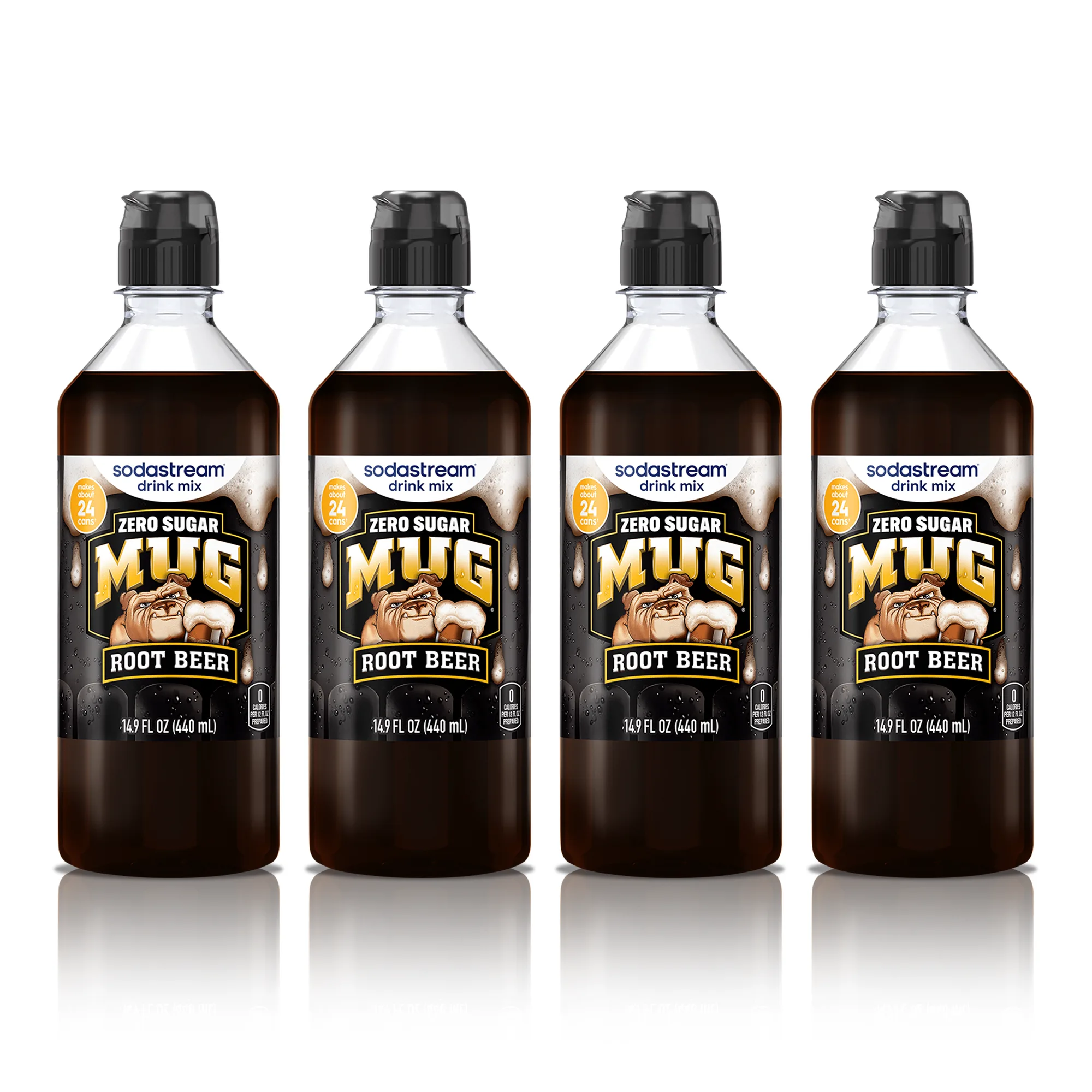 SodaStream Dr. Pete vs Mug Root Beer Drink Mix