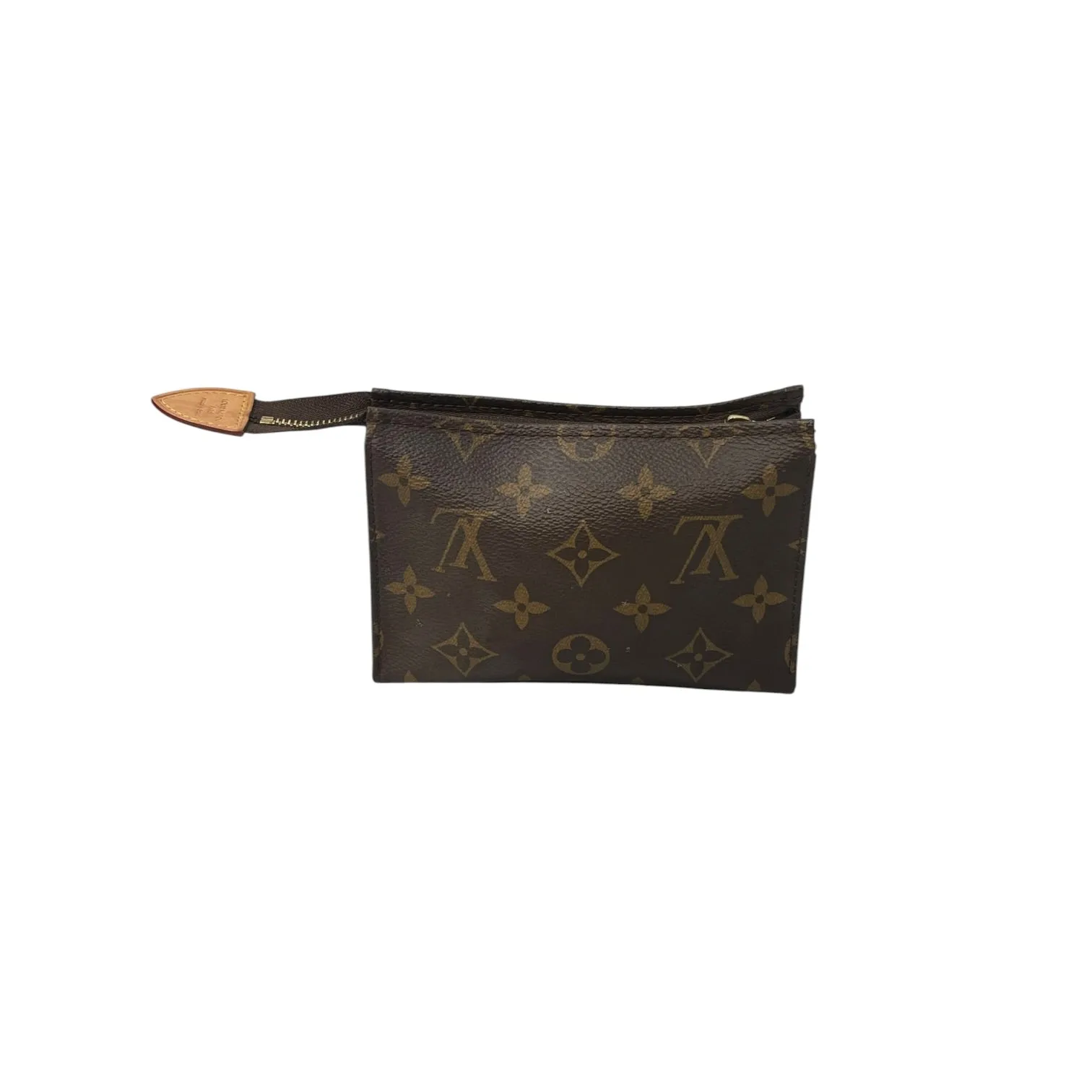 LOUIS VUITTON/Neceser/Monograma/Piel/BRW/bolsa de aseo mini