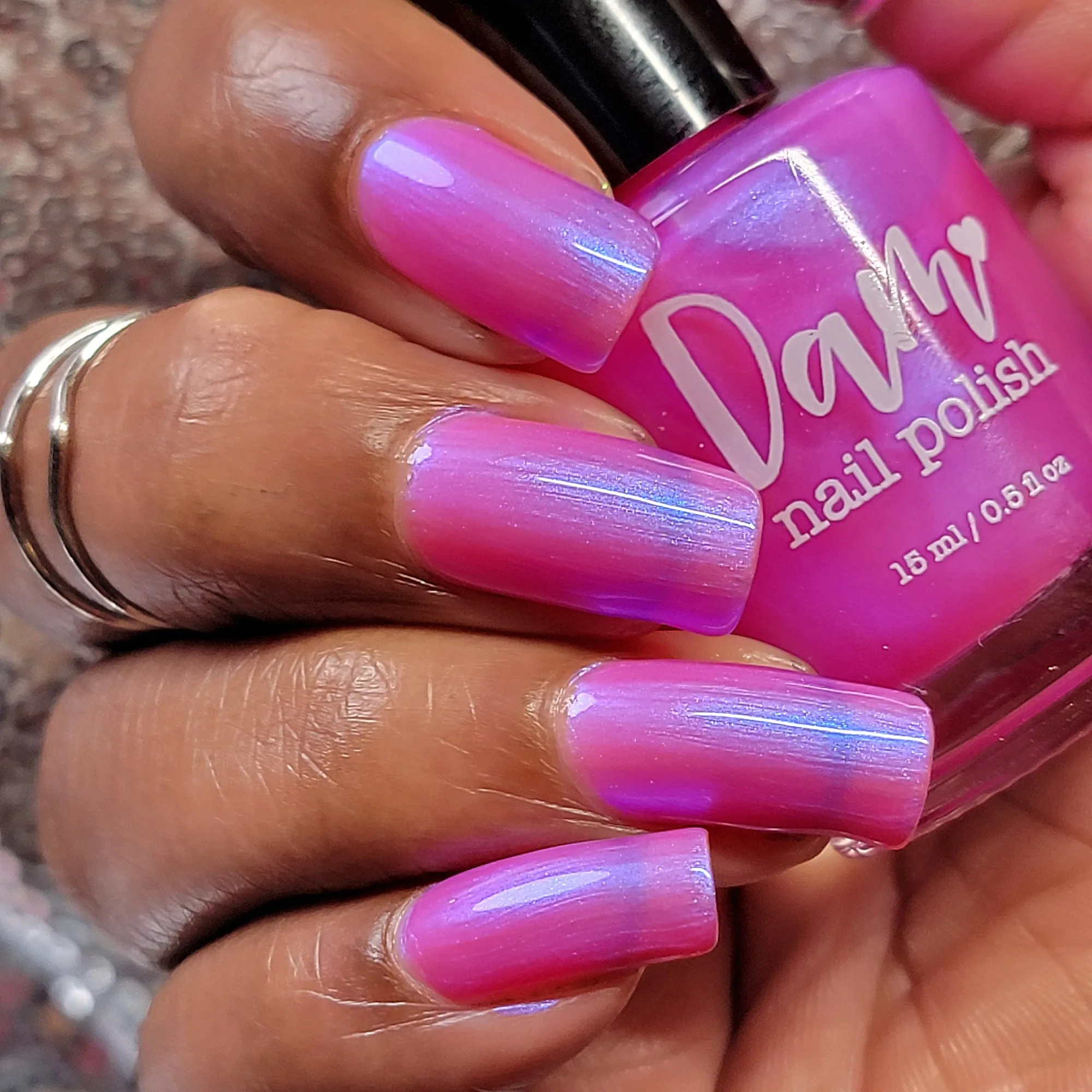 PRE ORDER: Jared - Pink Shimmer Nail Polish - Survivor Series - Turnaround Time ~5 Weeks