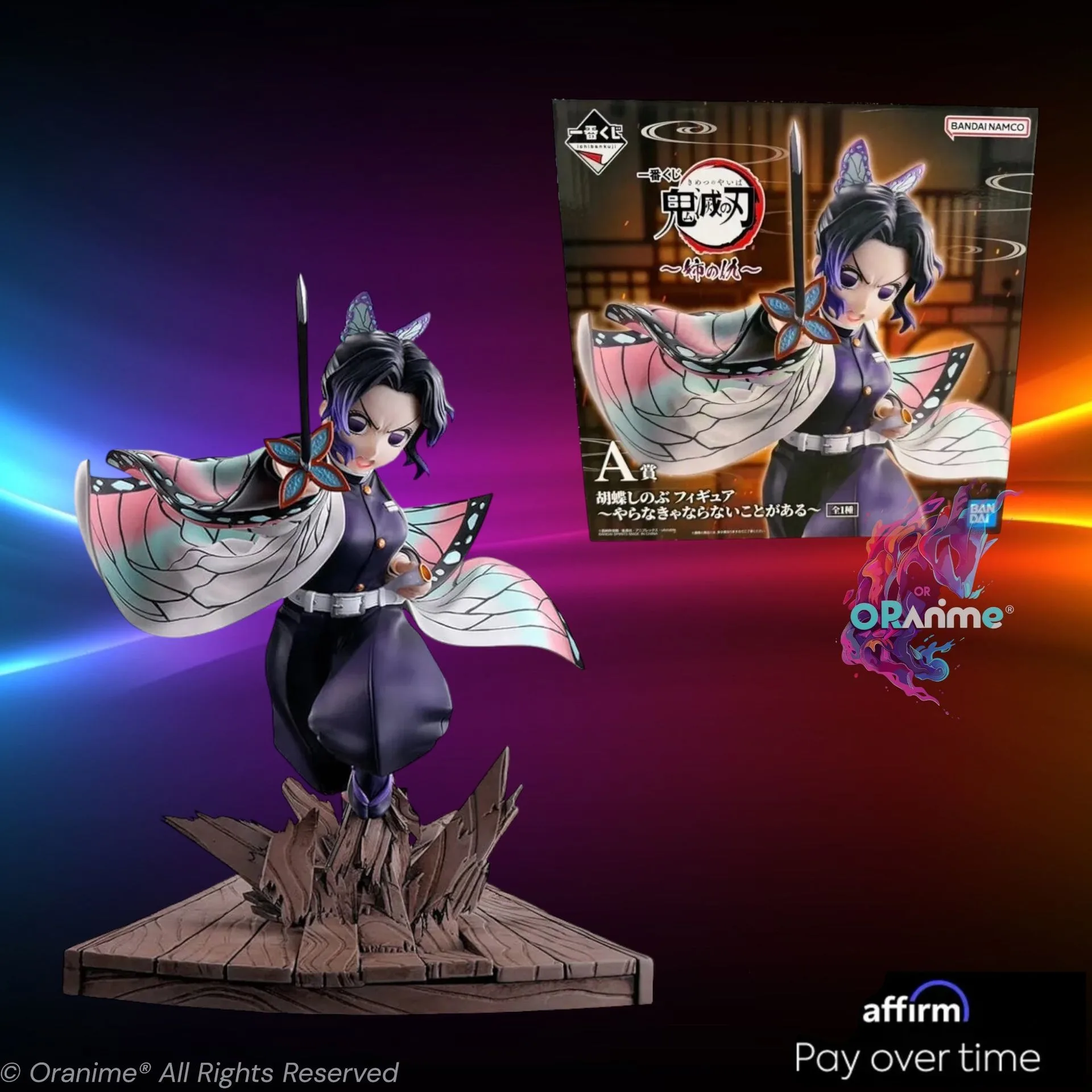 Ichiban kuji Demon Slayer La Vengeance de la Sœur Shinobu Kocho Figurine (Prix A)
