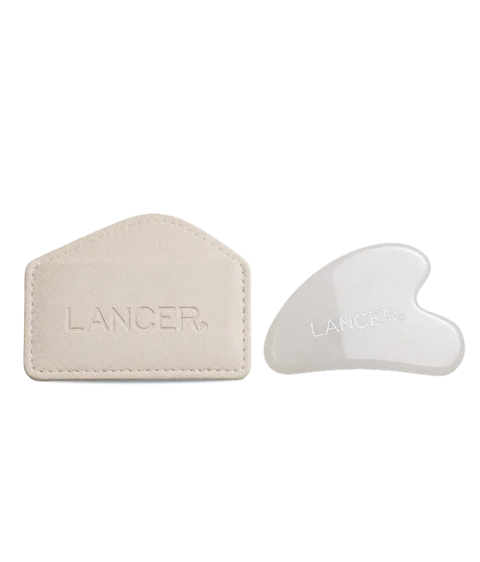 How to Use the Lancer White Crystal Gua Sha for Lymphatic Drainage