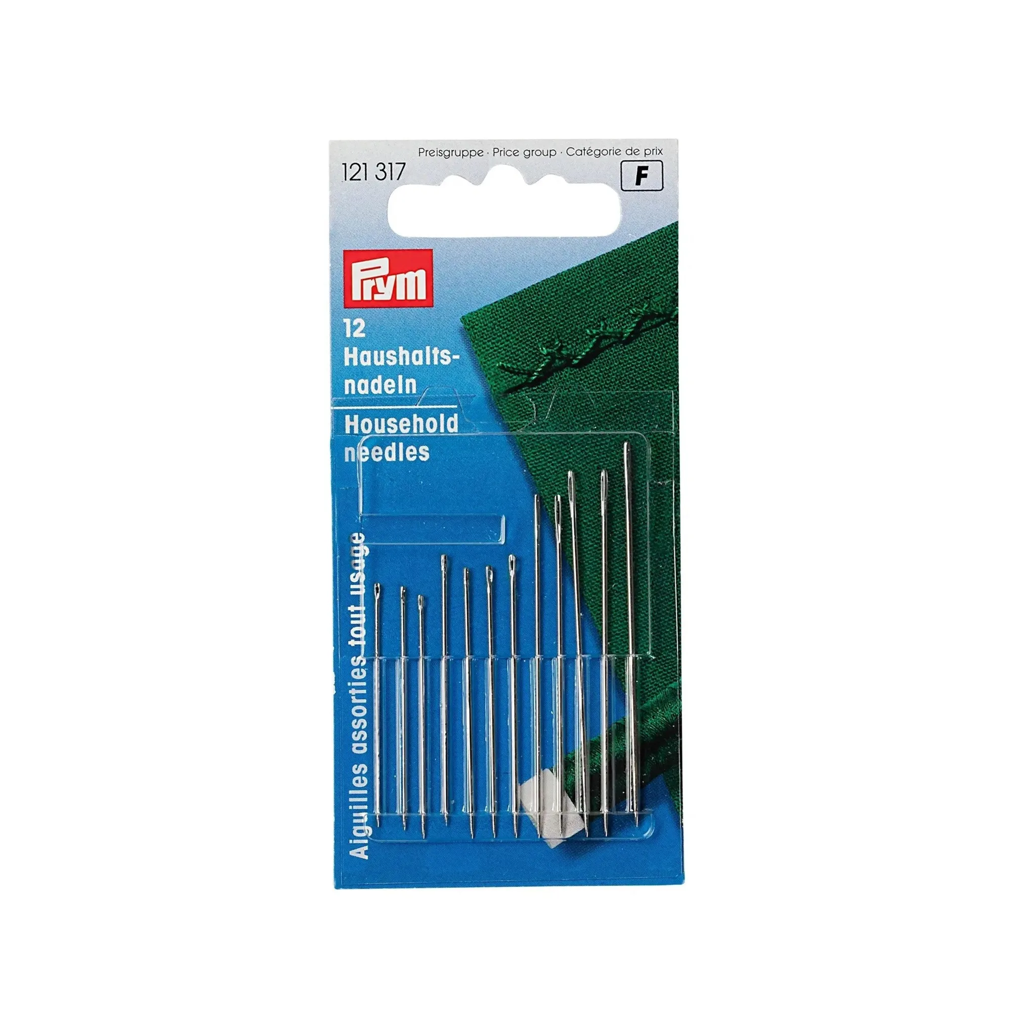 Household Hand Needles, Assorted, 12 PC