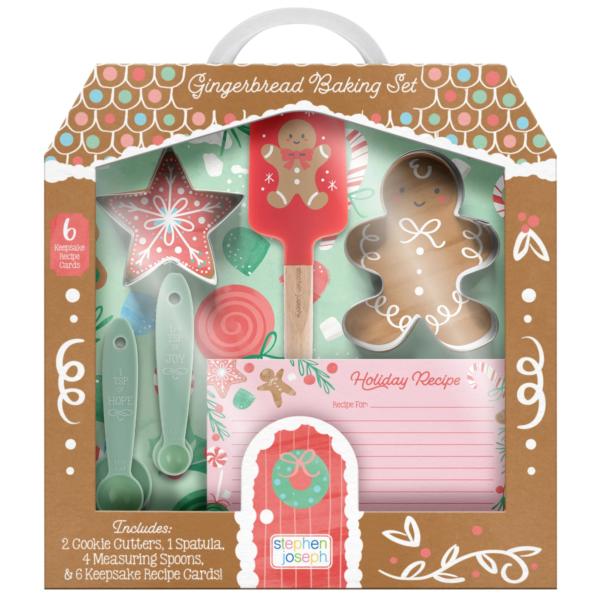 Set de repostería de jengibre: decorar galletas con niños