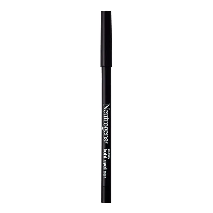 Neutrogena Smokey Kohl Eyeliner with Antioxidant Vitamin E, Water-Resistant & Smooth-Gliding Eyeliner Makeup, Jet Black, 0.014 oz