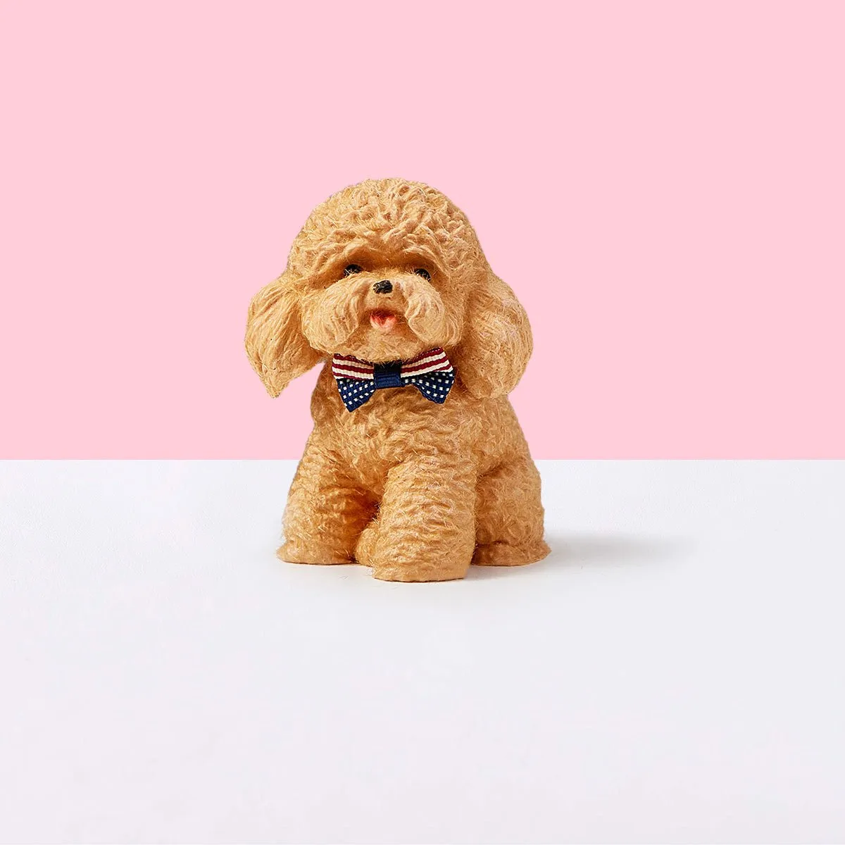 Cat & Dog Squishy Plush: Ginger Cat vs Flocked Poodle