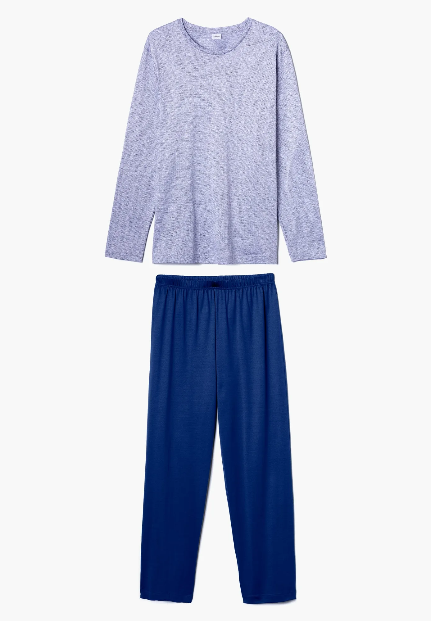 Filodiscozia | Pyjama long - geo gris bleu