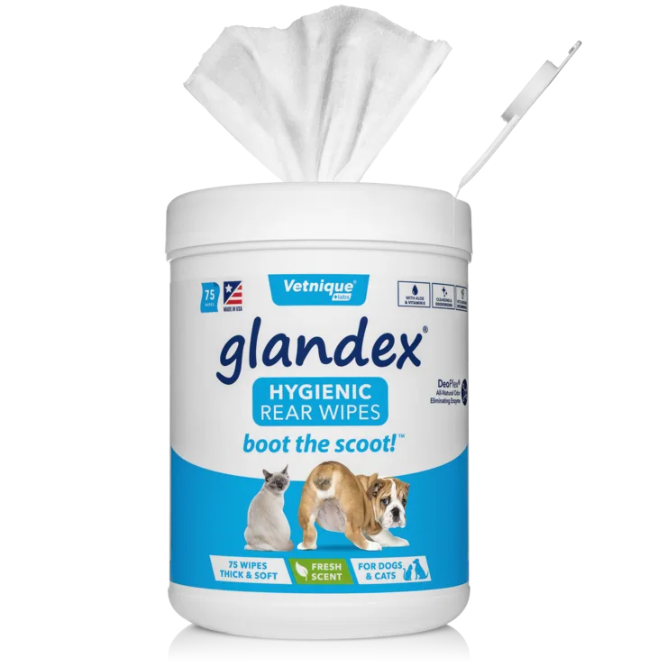 Glandex Anal Gland Hygienic Pet Wipes