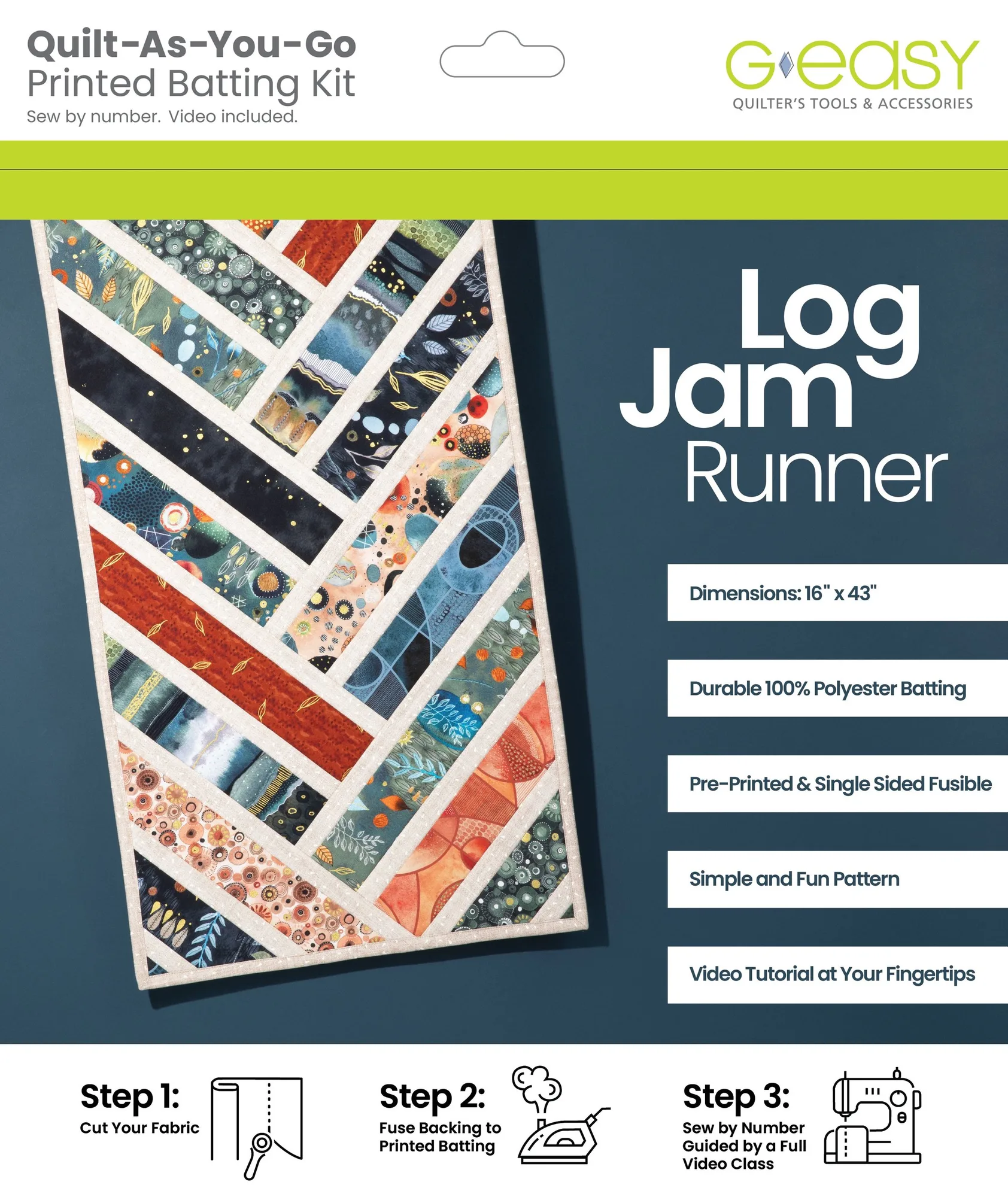 How to Quilt As You Go with the Log Jam Runner Kit