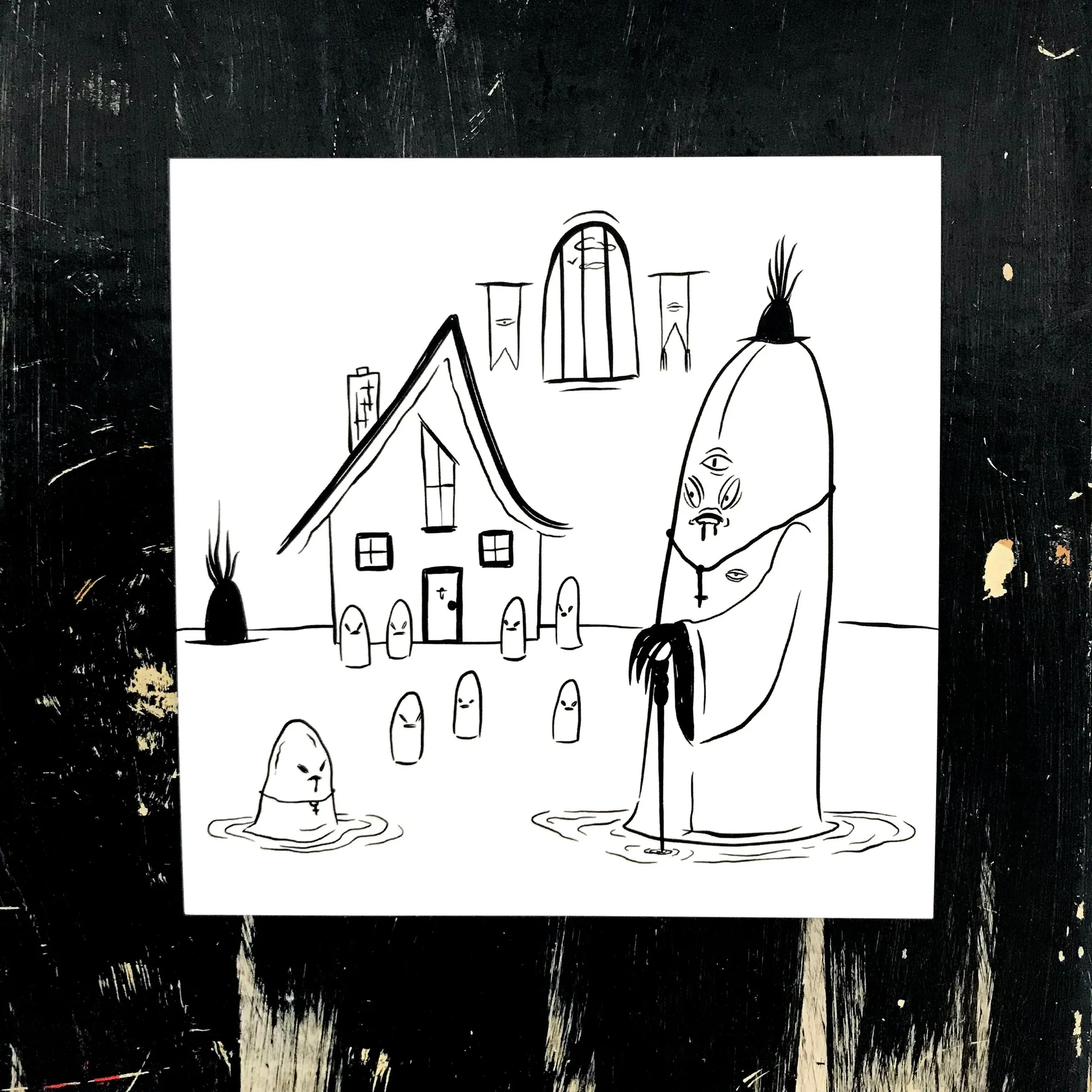 PLHAT postcard print