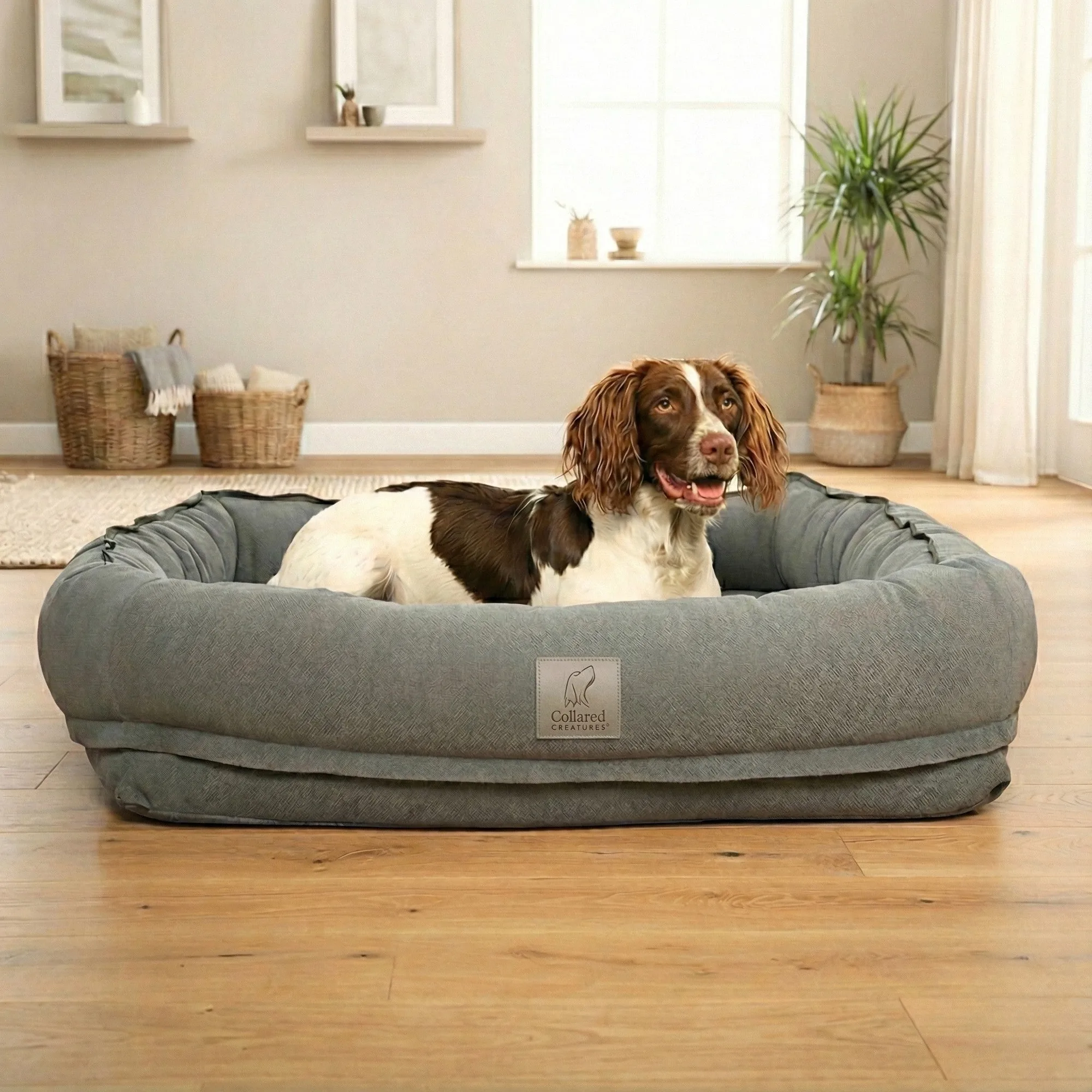 Cama para cão com capuz Bolster: o que a torna aconchegante?