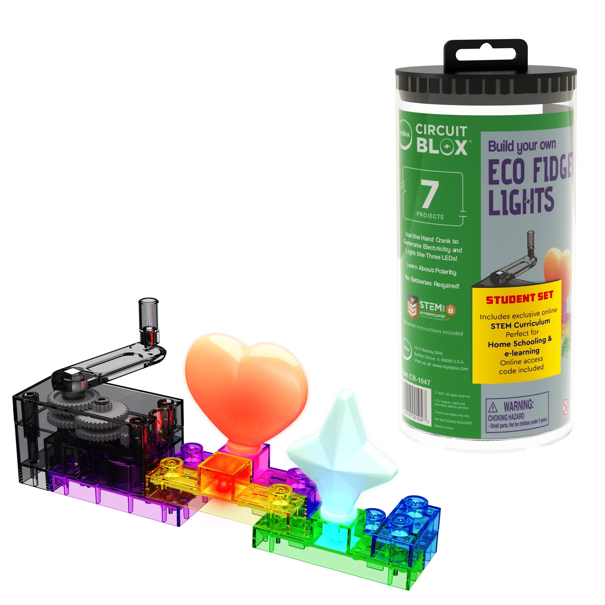 Cómo construir una luz fidget con el set Circuit Blox ECO