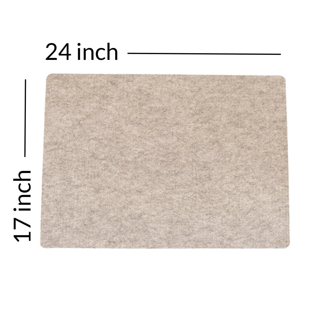 Extra Large Wool Pressing Mat for Sewing and Quilting - 17” x 24”
