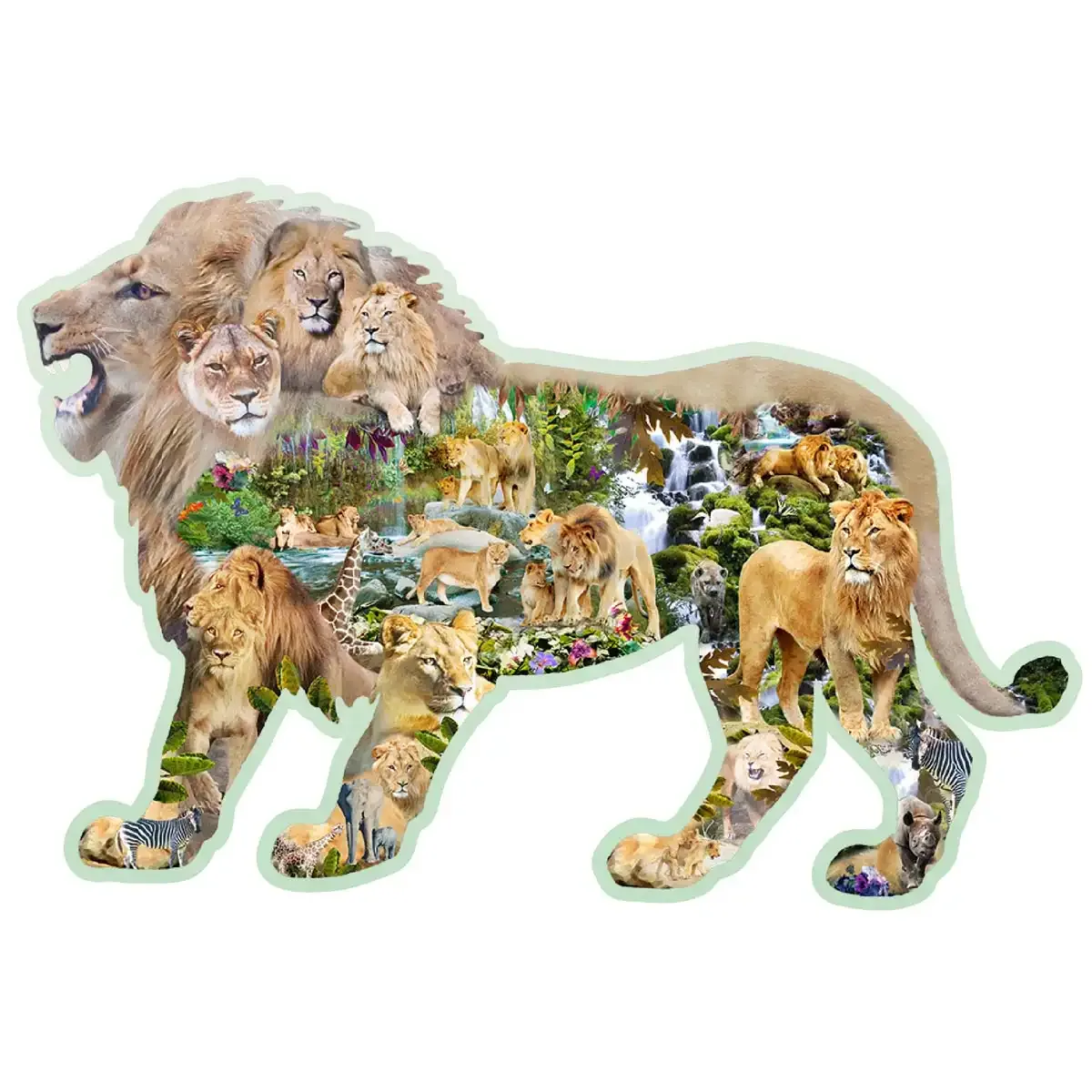 Lion Roar 250 Wooden Puzzle