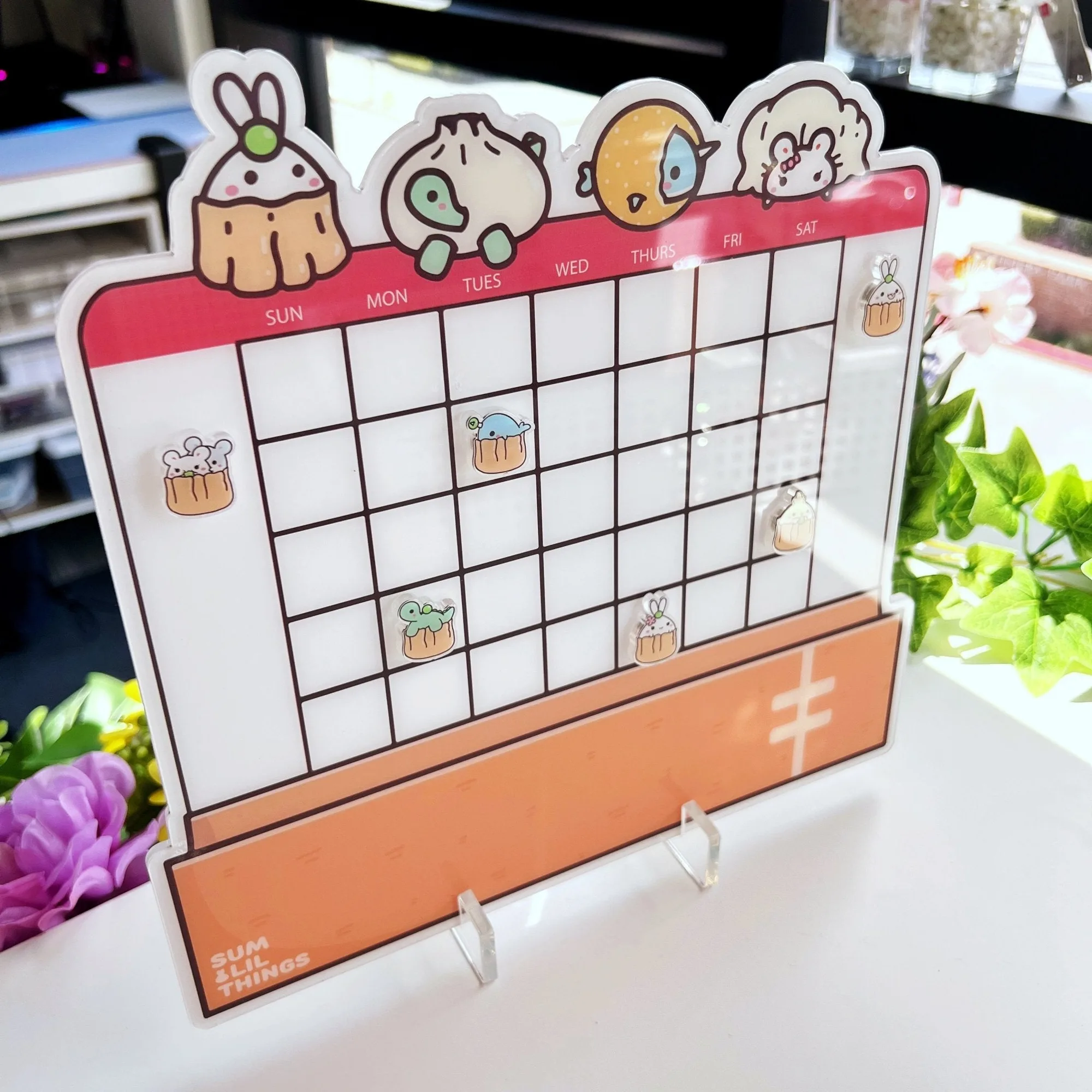 Dimsum Acryl-Tischkalender mit Magneten
