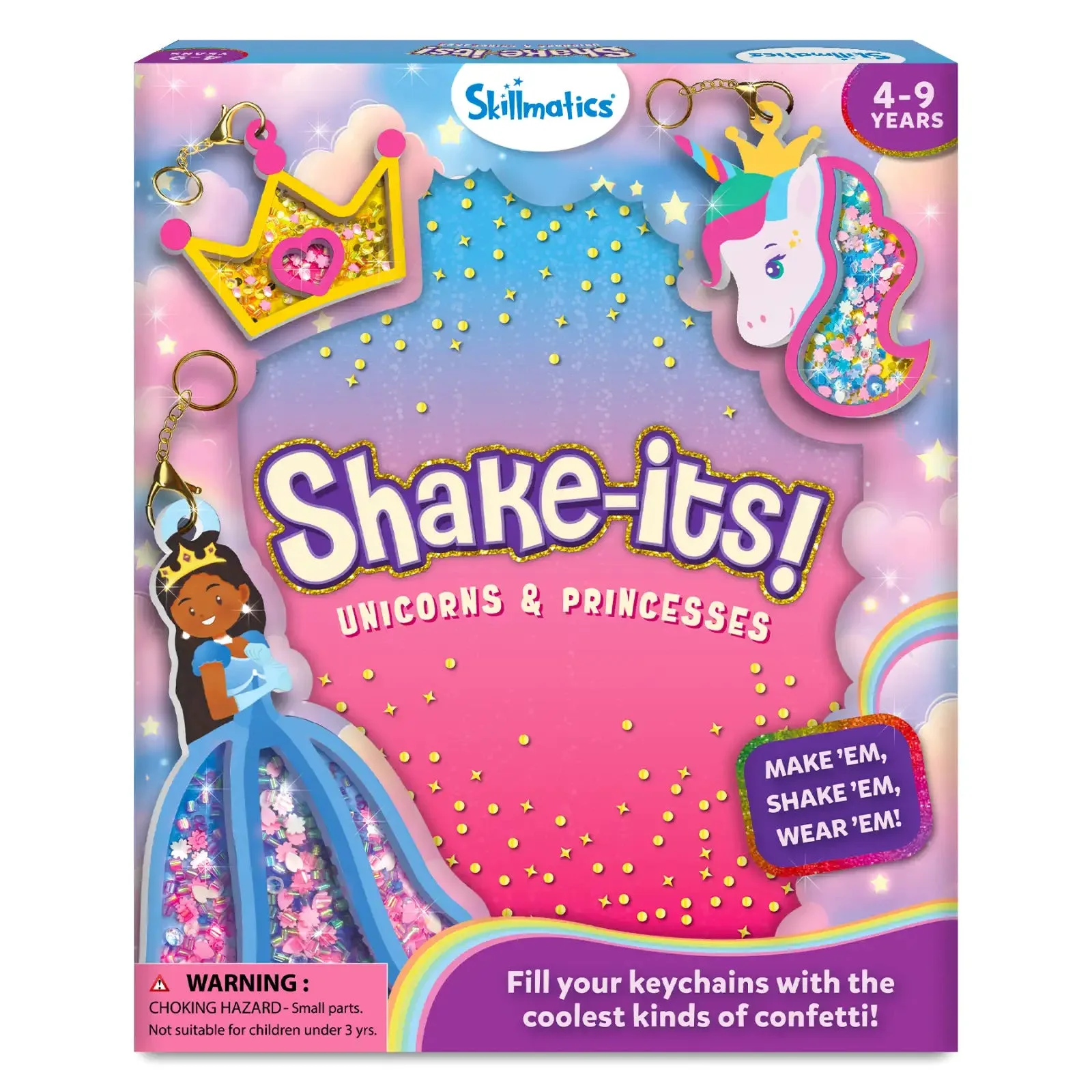 Shake-its Licornes & Princesses : Étapes pour porte-clés DIY