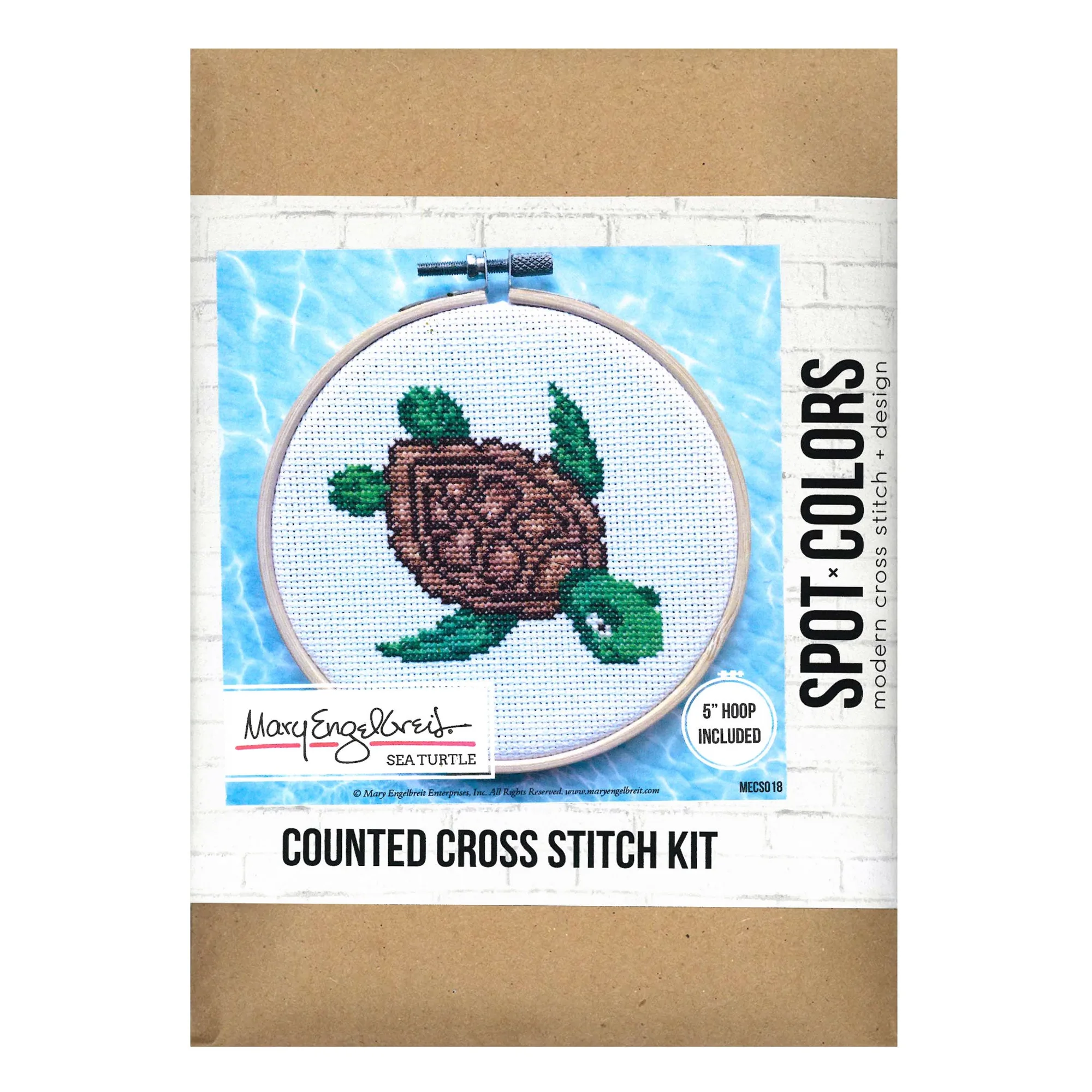 Sea Turtle Counted Cross Stitch Kit